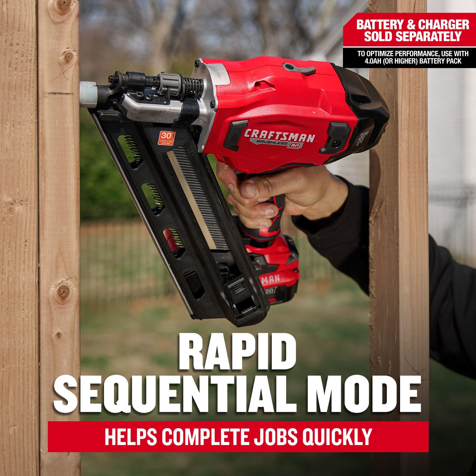 craftsman-v20-brushless-cordless-30-framing-nailer-tool-only-cmcn630ptb image 5