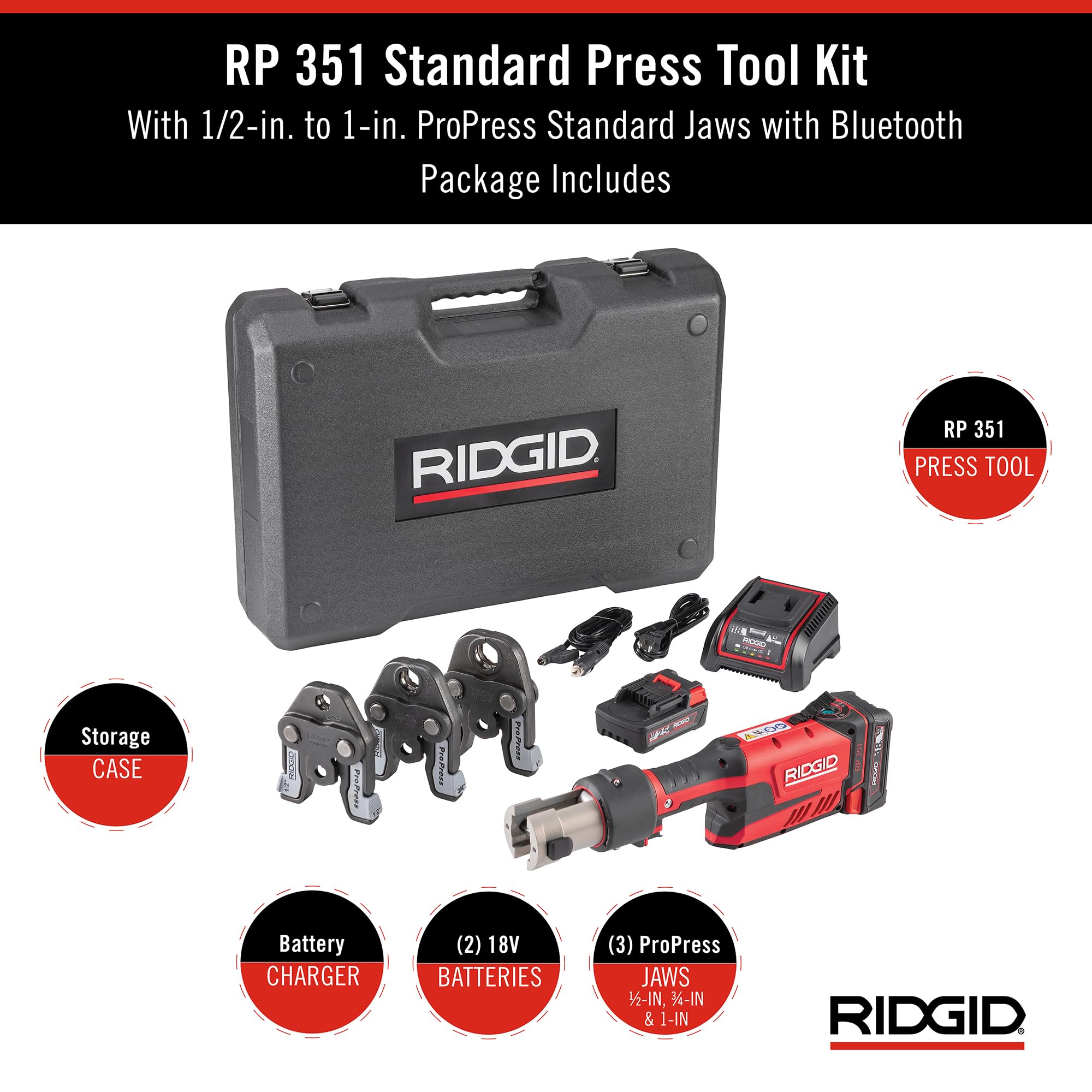ridgid-model-rp-351-propress-standard-press-tool-kit-with-battery-charger-1-2-to image 2