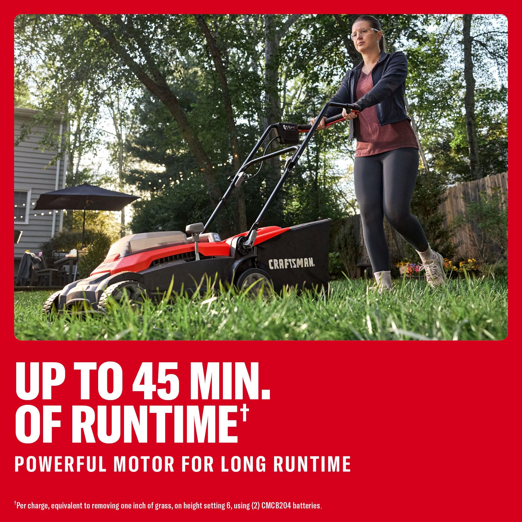 craftsman-cmcmwp120m2-15-inch-cordless-push-mower-with-2-v20-batteries-and-charg image 3