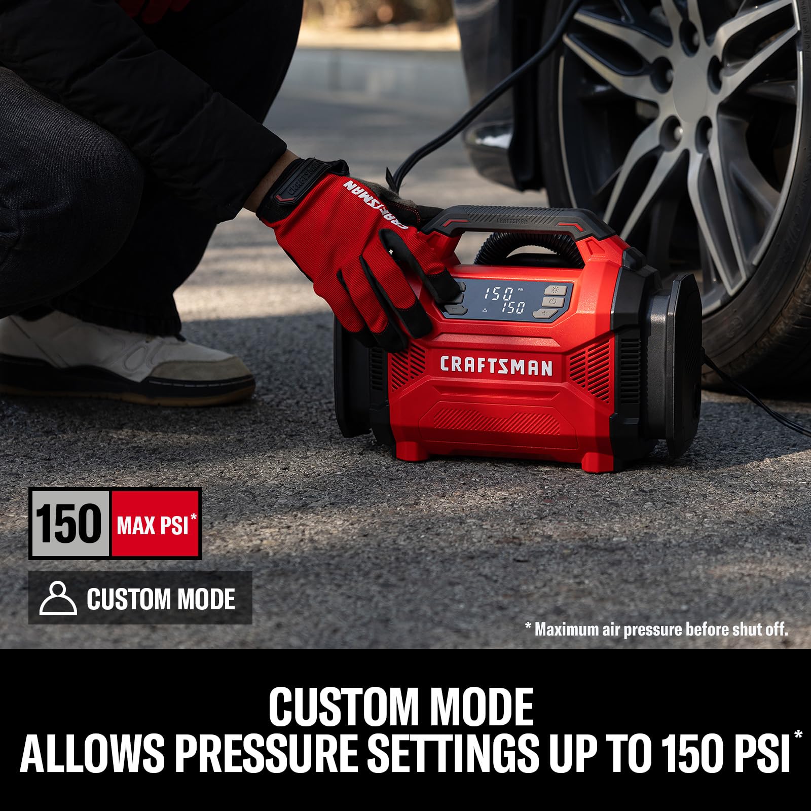 craftsman-dual-power-tire-inflator-12v-dc-120v-ac-with-digital-gauge-auto-shut-o image 4