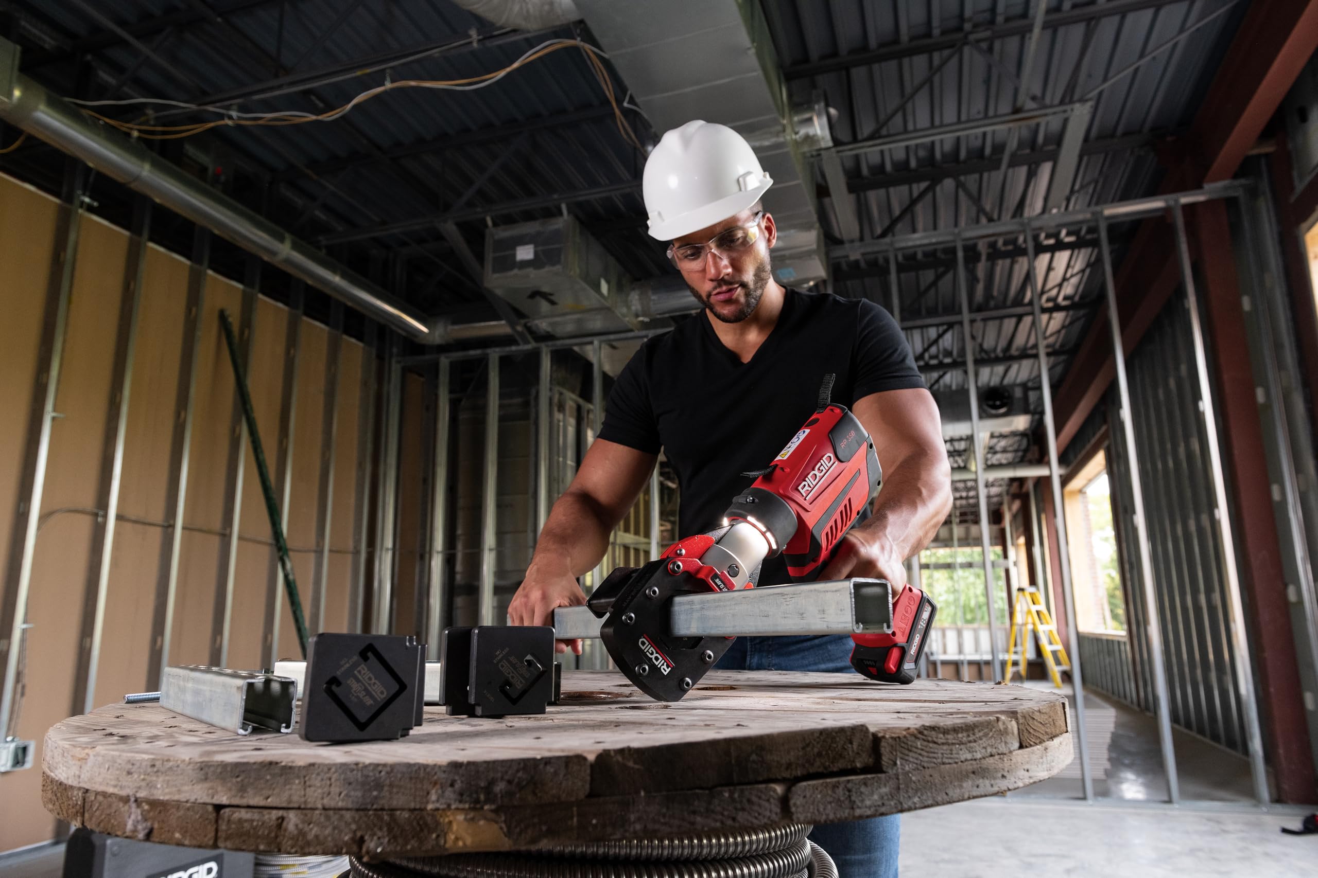 ridgid-67083-rp-350-propress-pressing-tool-with-led-interface-and-bluetooth-conn image 6
