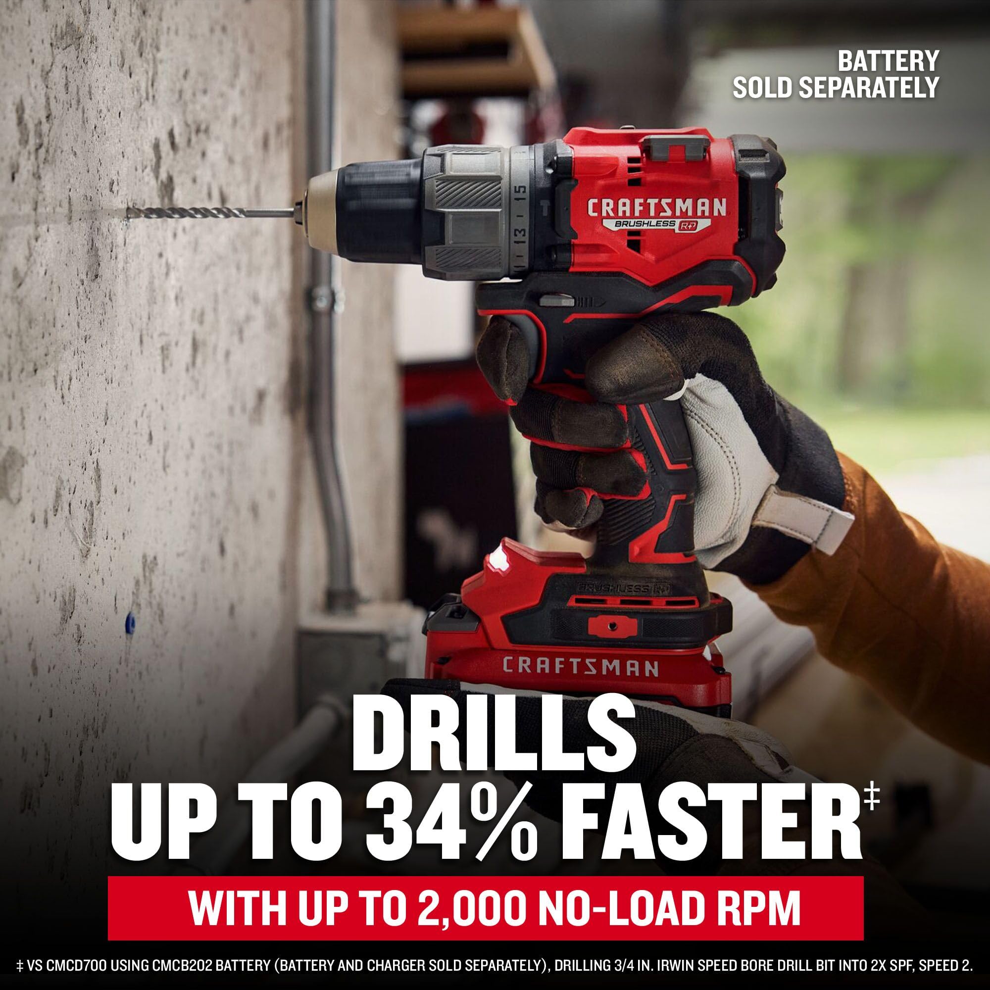 craftsman-v20-1-2-inch-cordless-hammer-drill-bare-tool-only-cmcd726b image 4