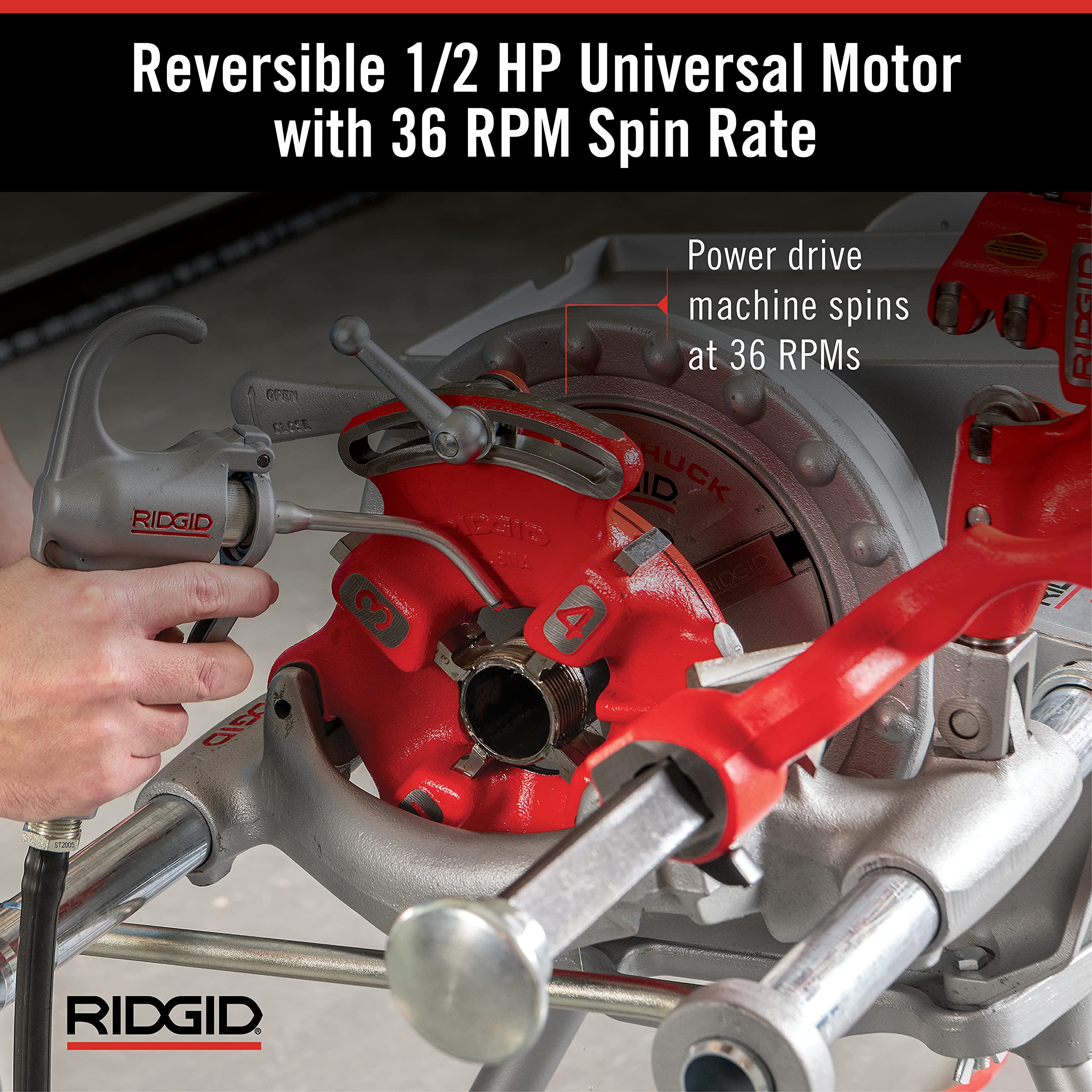 ridgid-model-300-power-drive-complete-threading-machine-15682-38-rpm-1-2-to-2-pi image 5