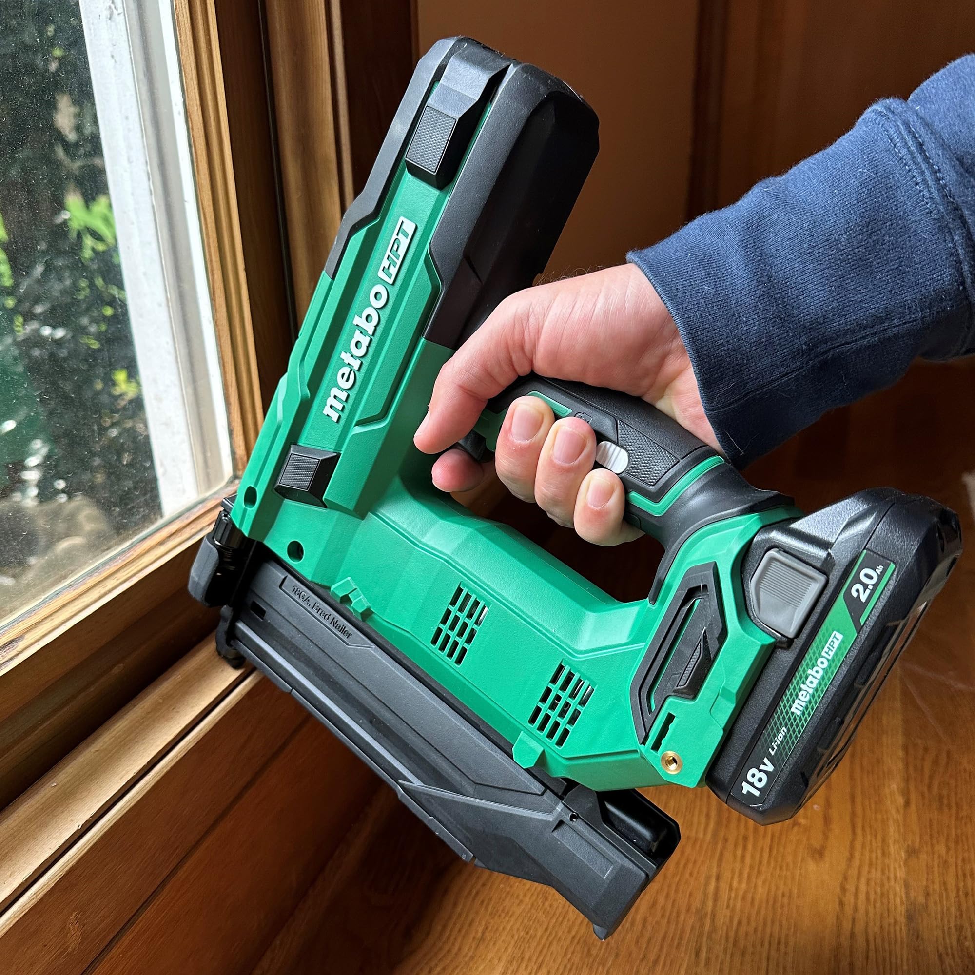 metabo-hpt-18v-multivolt-2-piece-combo-kit-kc18dexqd-impact-driver-18-gauge-brad image 8