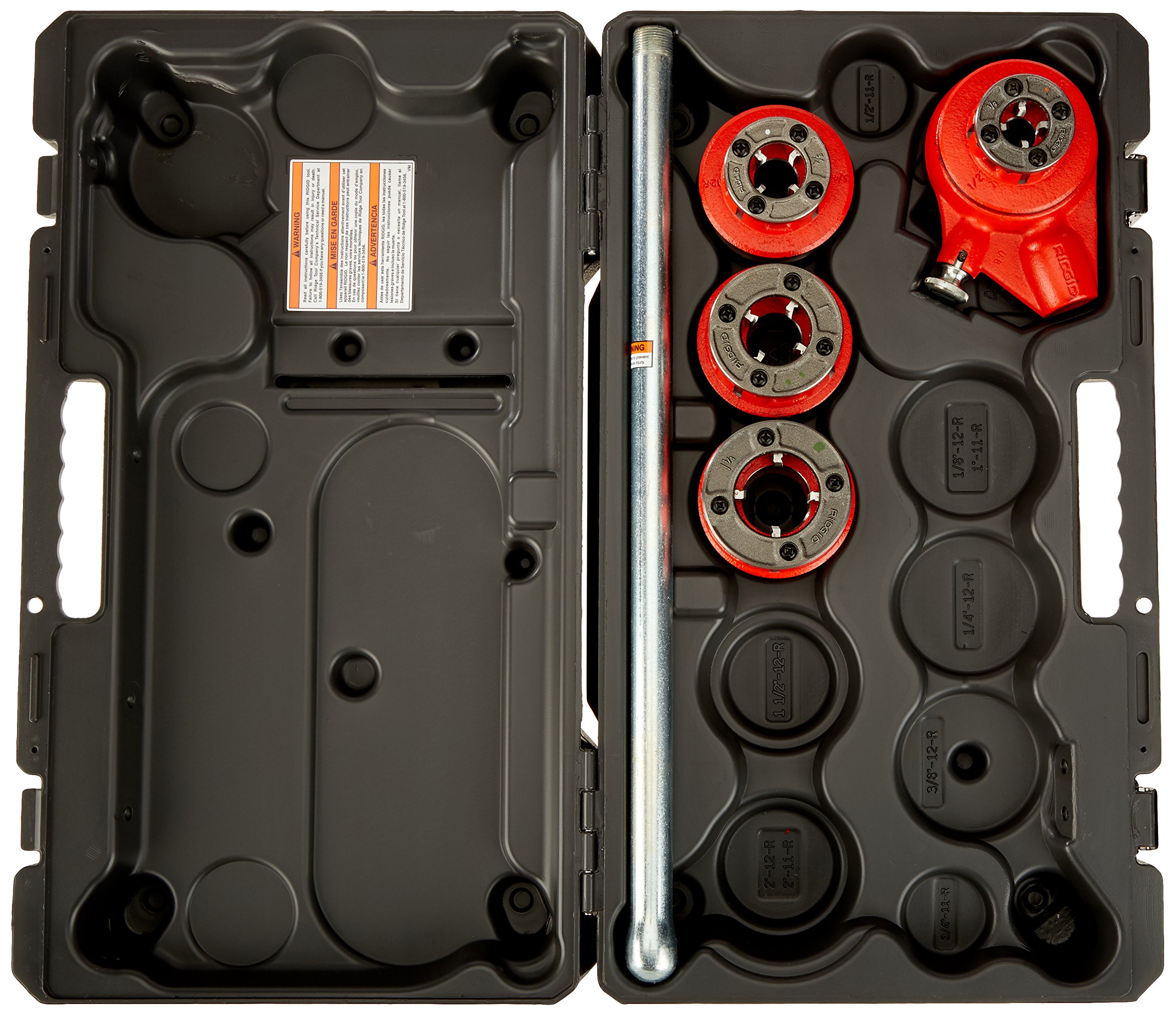 ridgid-36480-12-r-exposed-ratchet-threader-set-1-2-to-1-1-4-npt-pipe-threading-d image 3