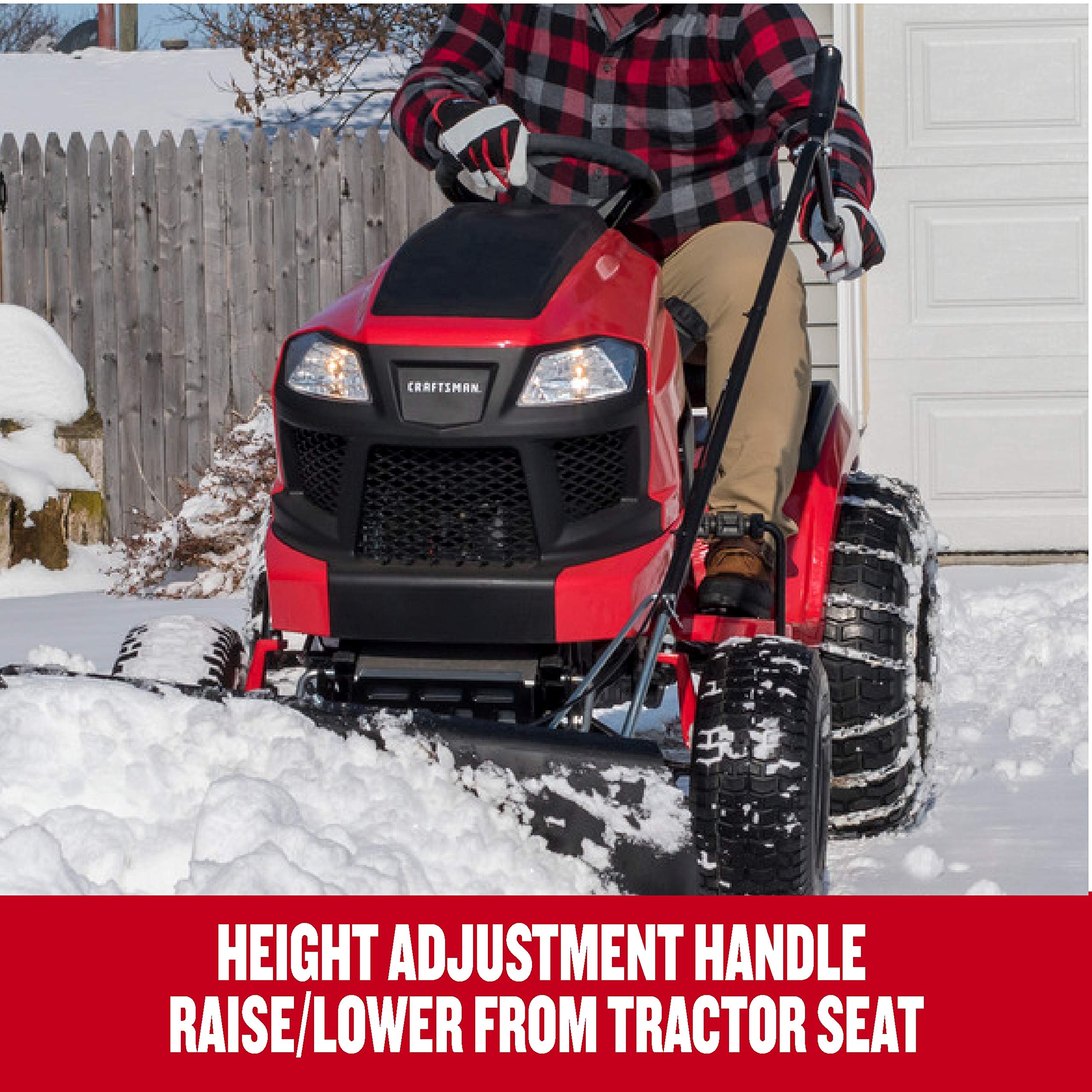 craftsman-42-in-snow-blade-for-lawn-tractors-heavy-duty-angled-snow-plow-attachm image 4