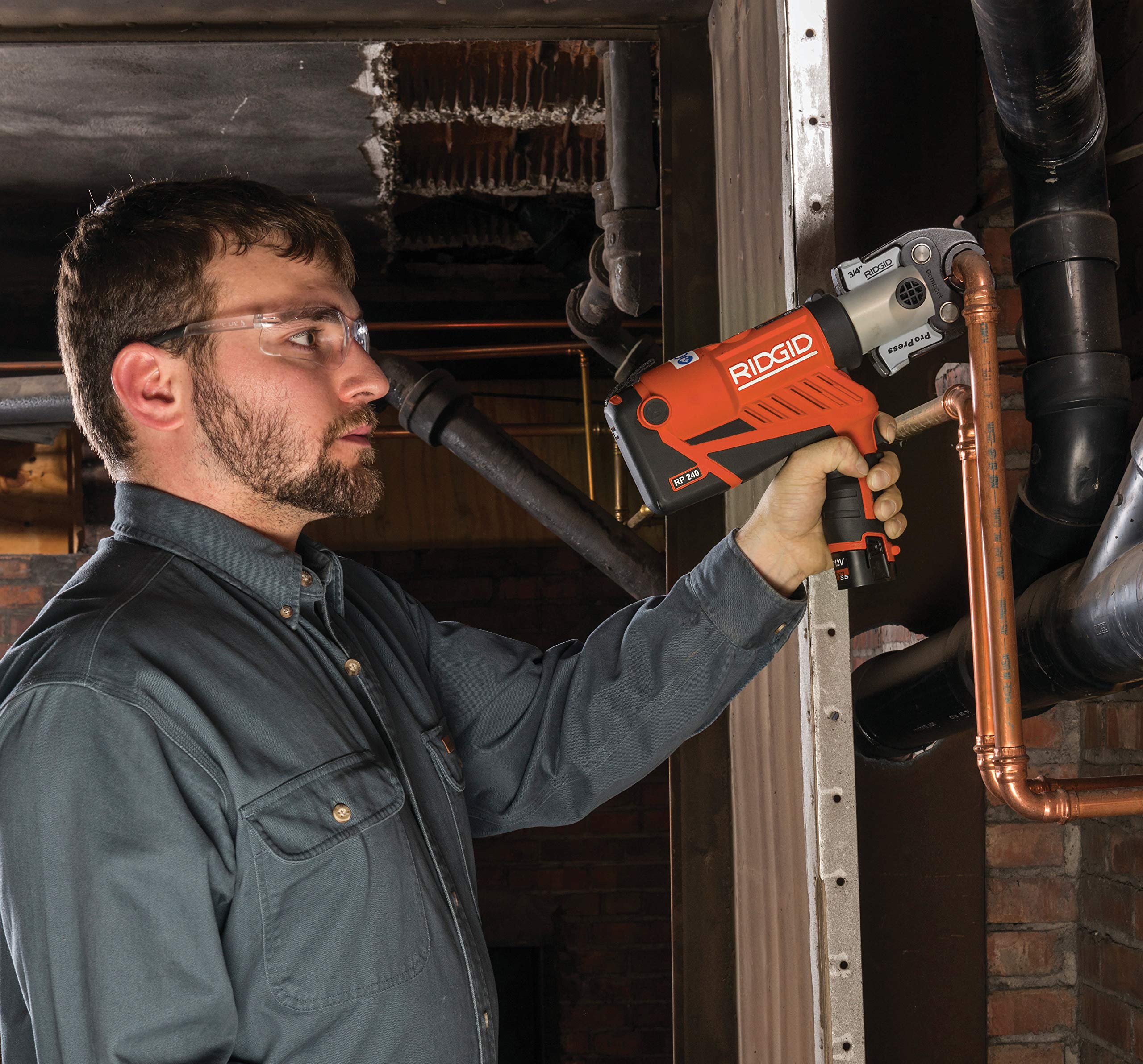 ridgid-rp-240-compact-press-tool-1-1-4-copper-1-1-2-pex-1-carbon-steel-57398 image 4