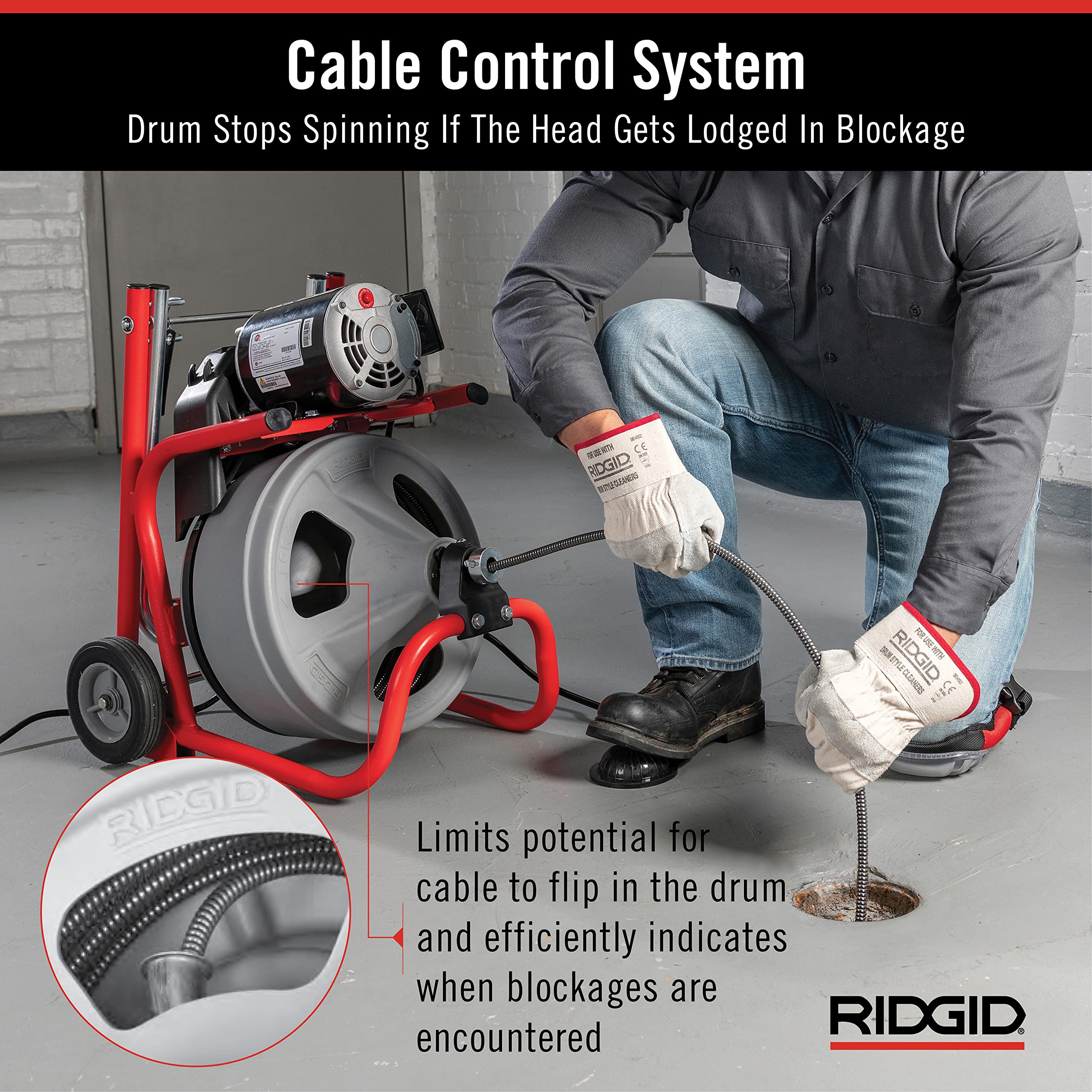 ridgid-k-400-drain-cleaning-drum-machine-kit-model-52363-with-3-8-x-75-cable image 4