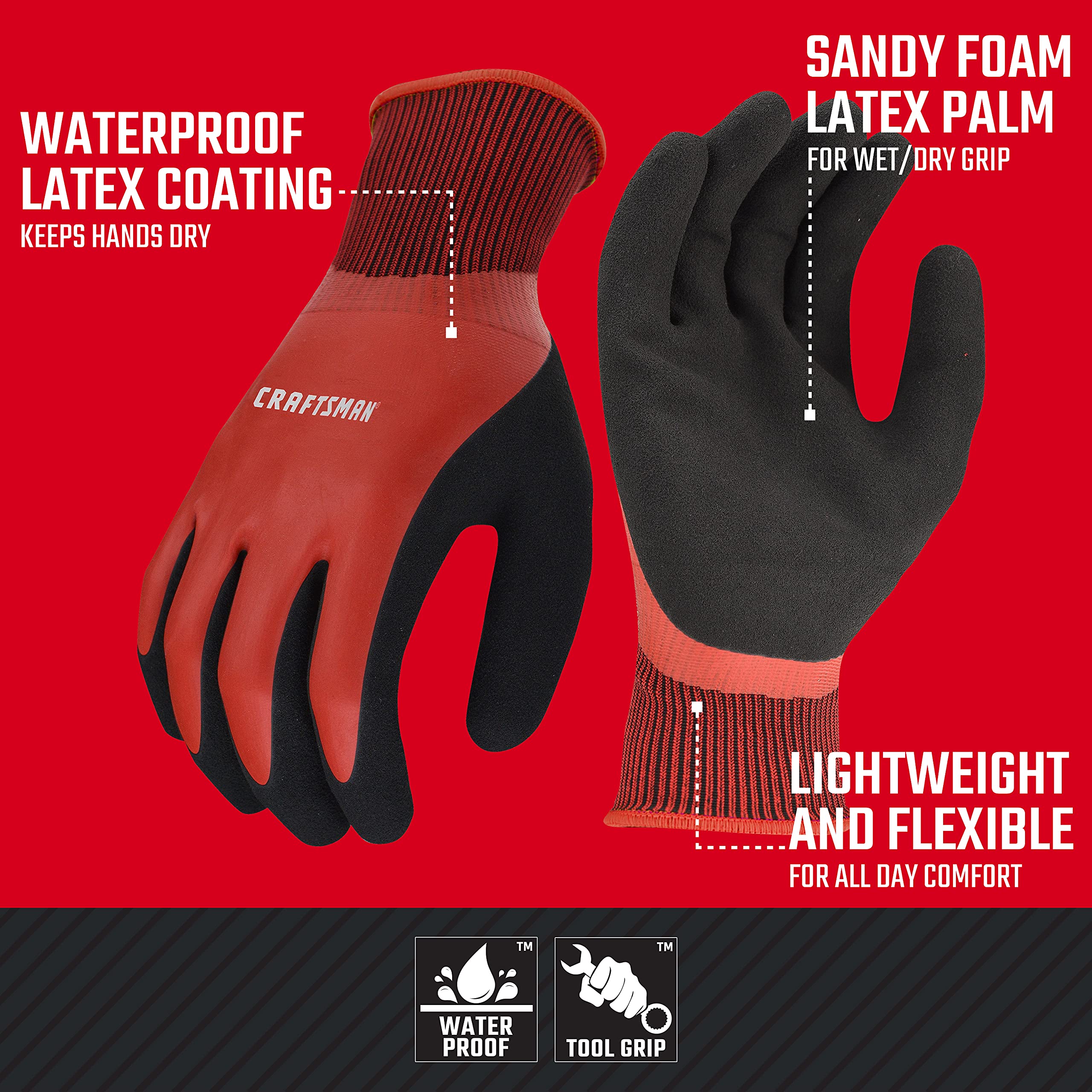 craftsman-sandy-foam-latex-waterproof-grip-glove-large-red image 2