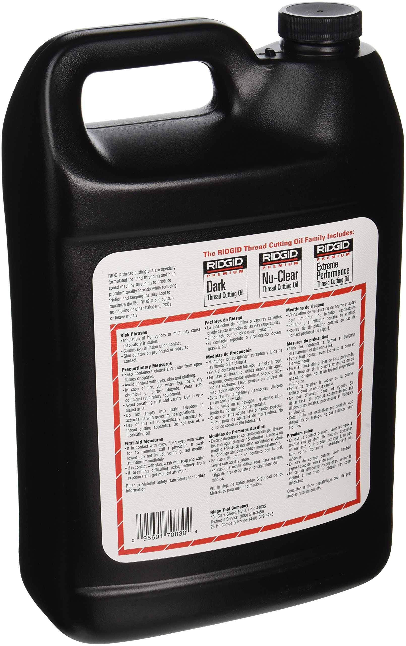 ridgid-70830-dark-thread-cutting-oil-1-gallon-halogen-free-low-odor-anti-mist-fo image 2