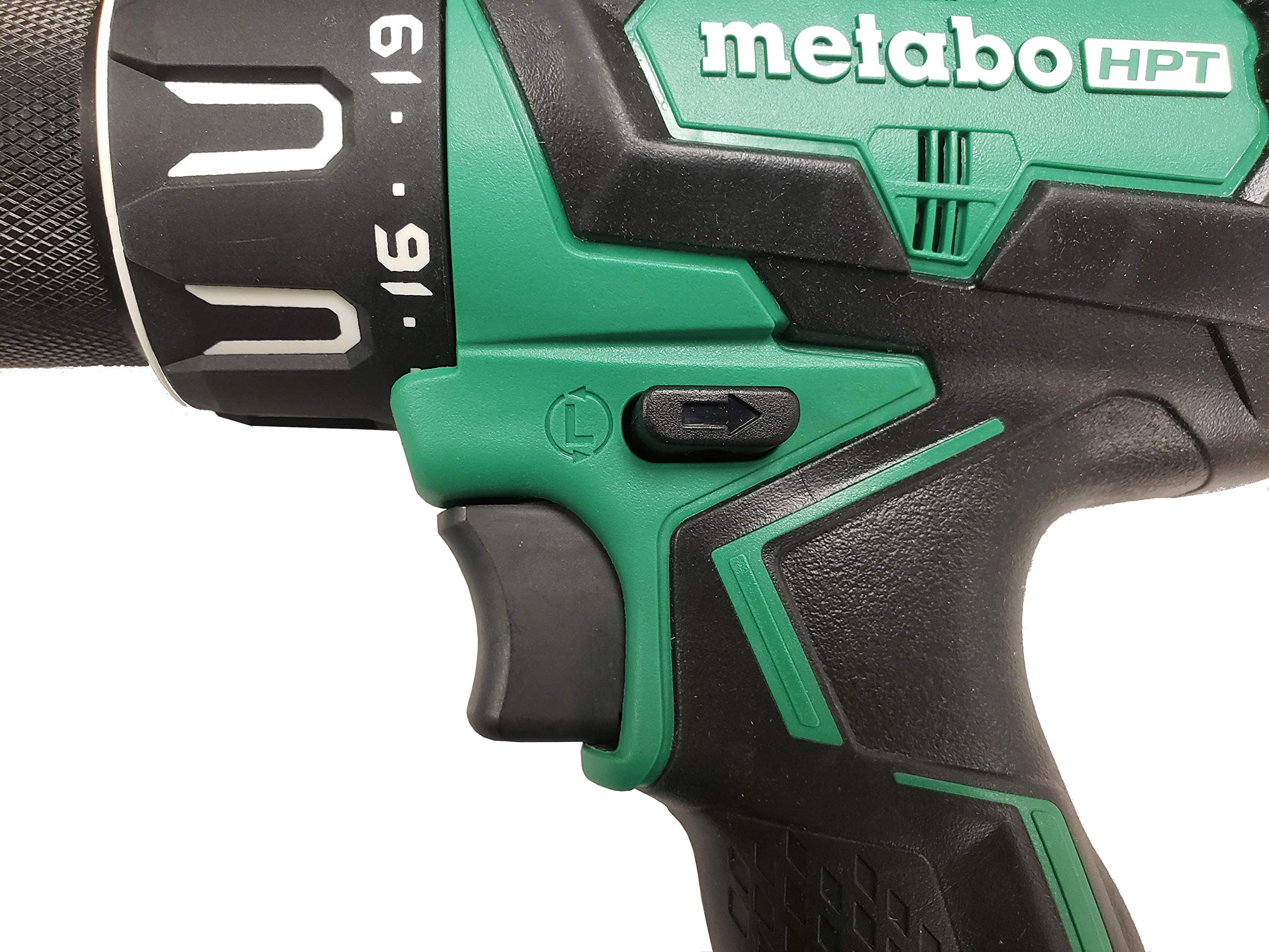 metabo-hpt-dv18dbfl2s-18v-cordless-brushless-hammer-drill-kit-with-3-0-ah-batter image 5