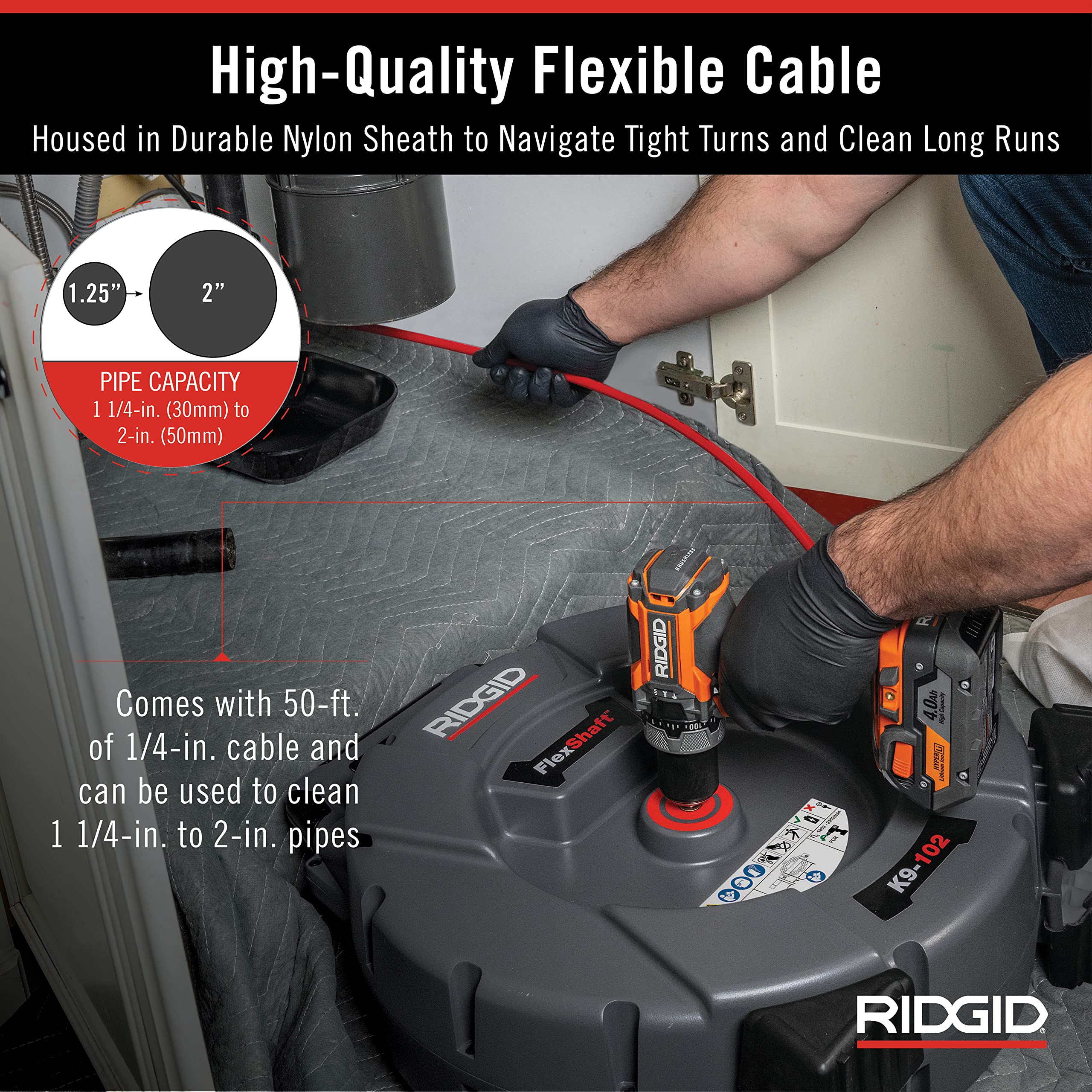 ridgid-64263-model-k9-102-flexshaft-drain-cleaning-machine-kit-for-1-1-4-2-pipes image 6
