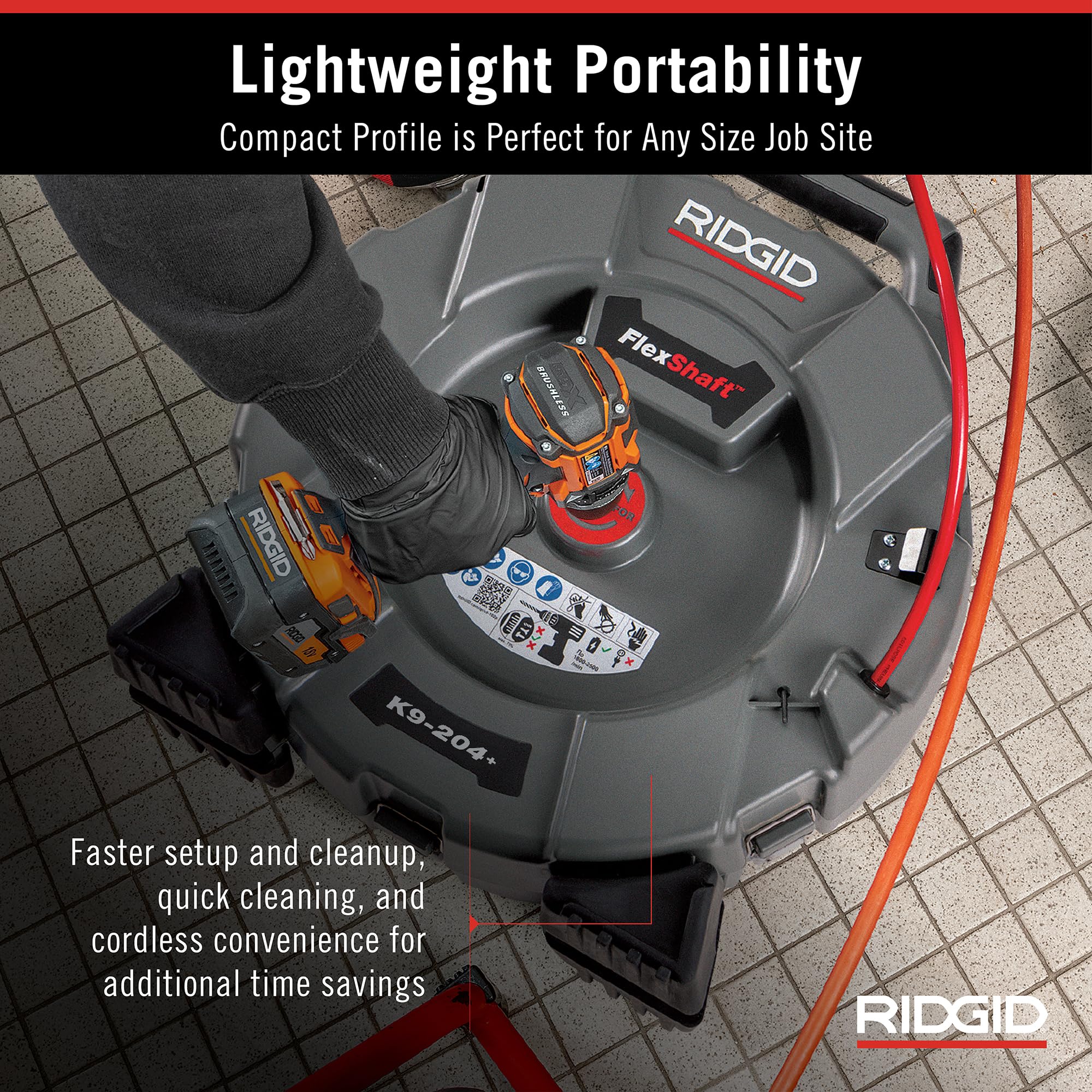 ridgid-flexshaft-k9-204-drain-cleaning-machine-76198-for-2-to-4-pipe image 4