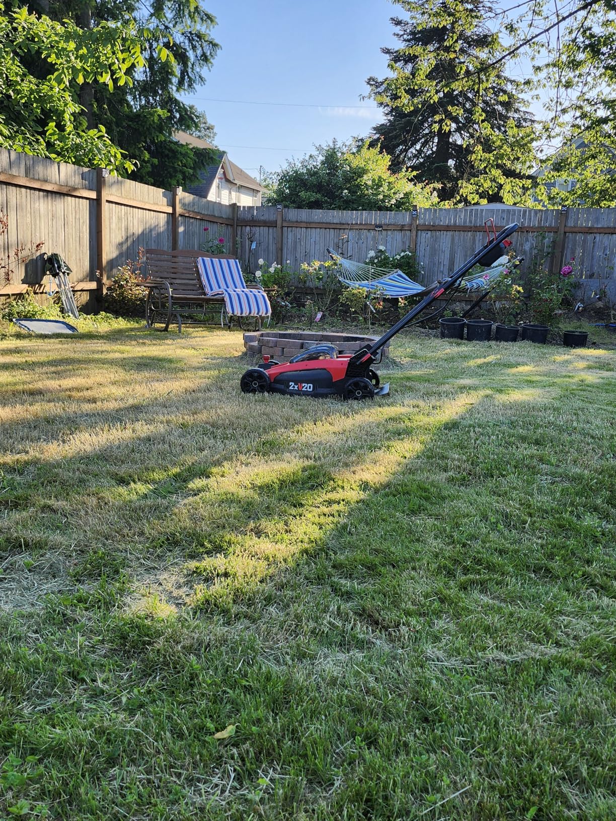 Perfect for small to medium lawns