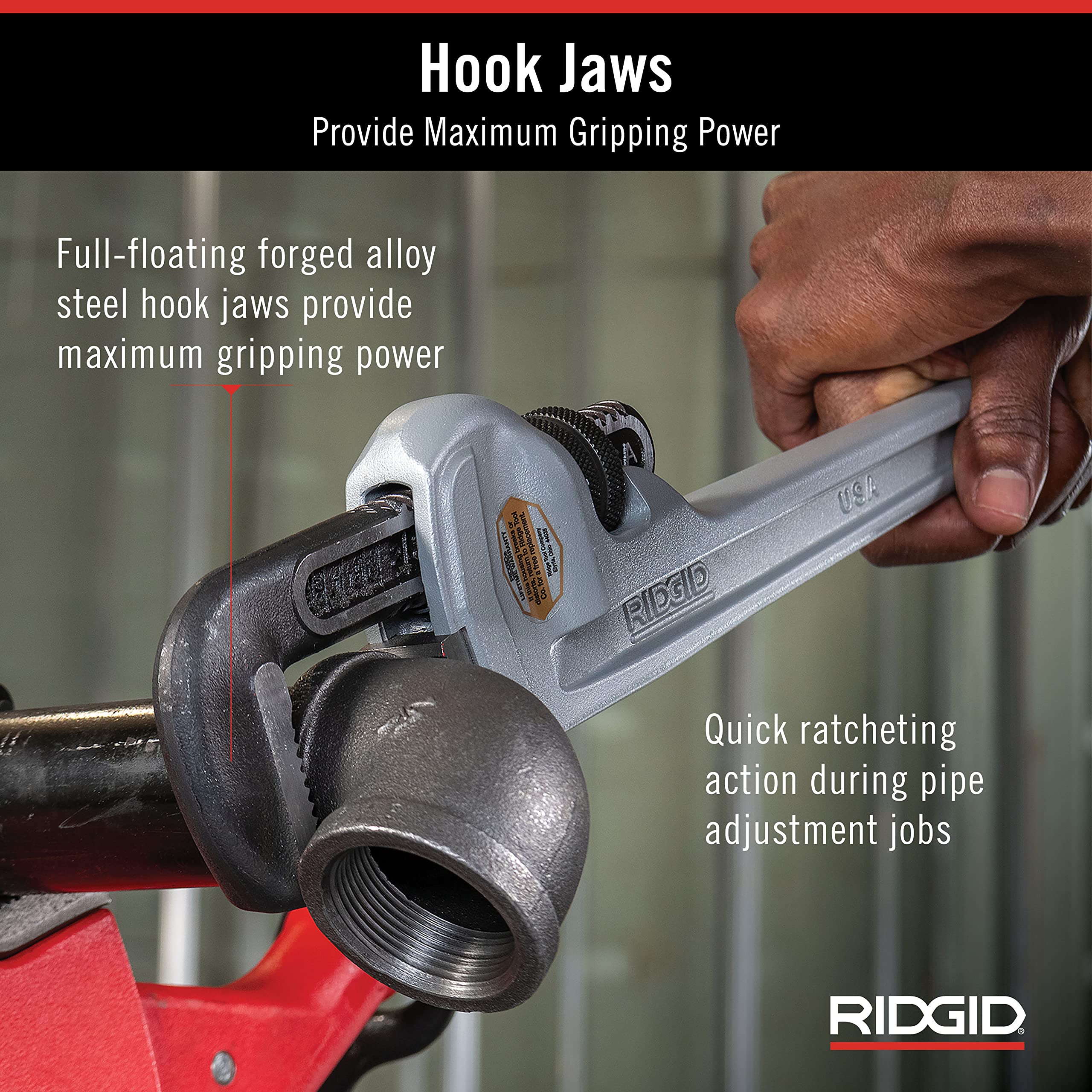ridgid-model-824-24-inch-aluminum-straight-pipe-wrench-31105 image 5