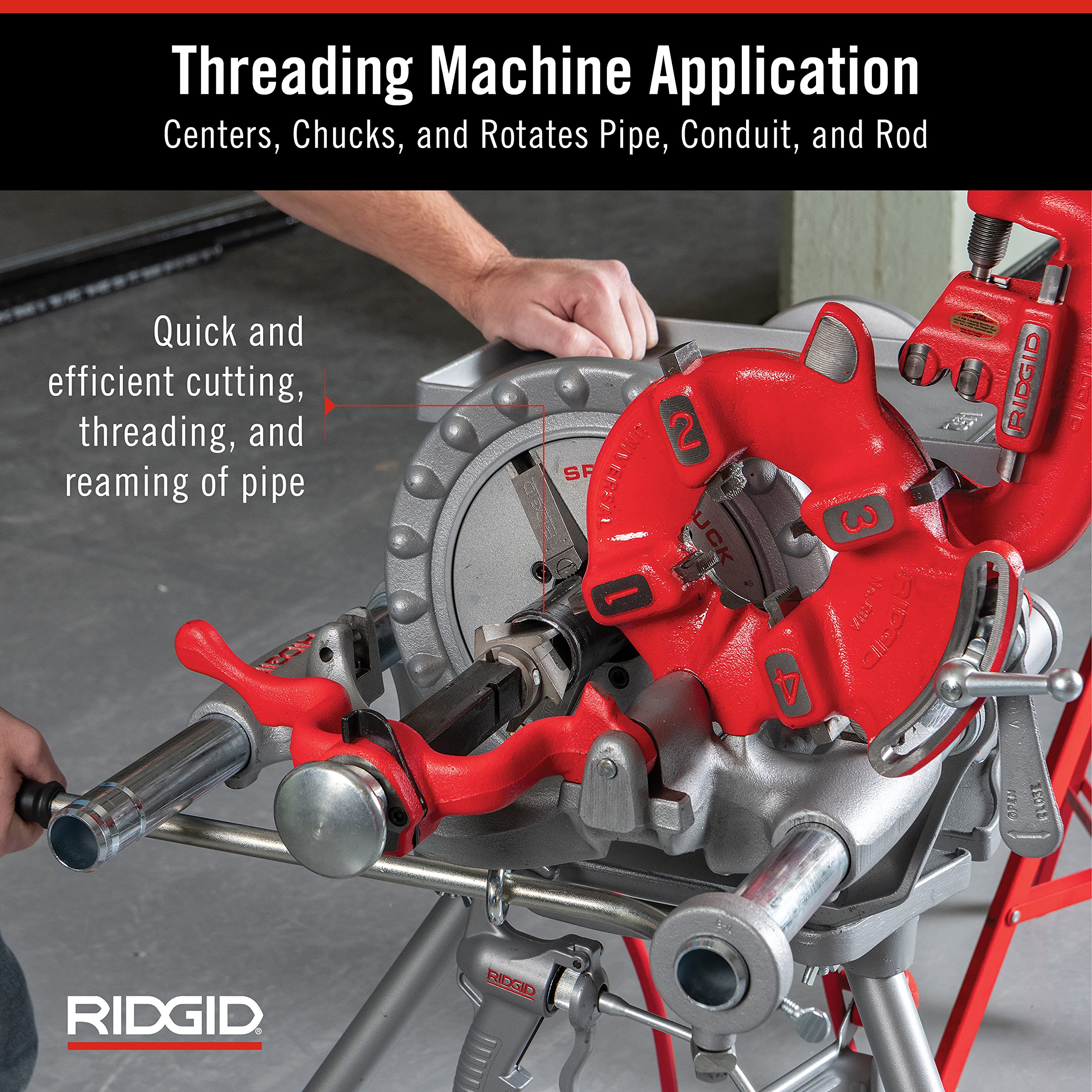 ridgid-model-300-power-drive-complete-threading-machine-15682-38-rpm-1-2-to-2-pi image 3