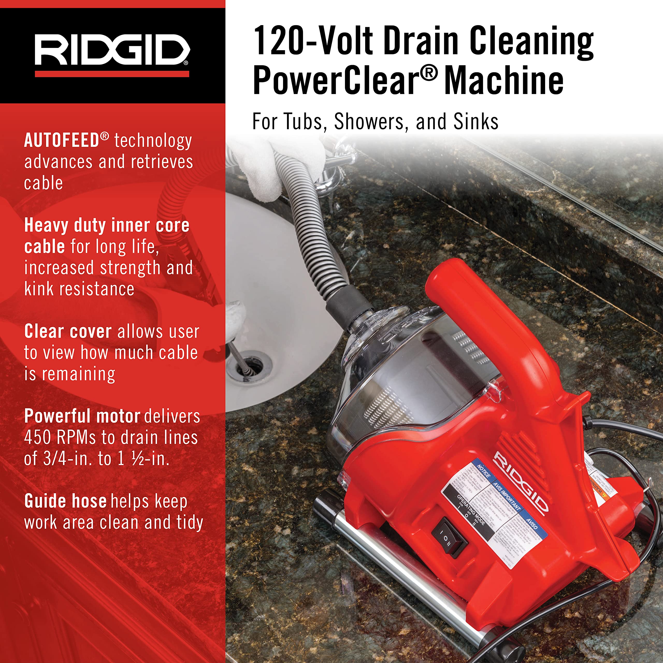 ridgid-55808-powerclear-120-volt-drain-cleaning-machine-kit-with-autofeed-inner- image 2