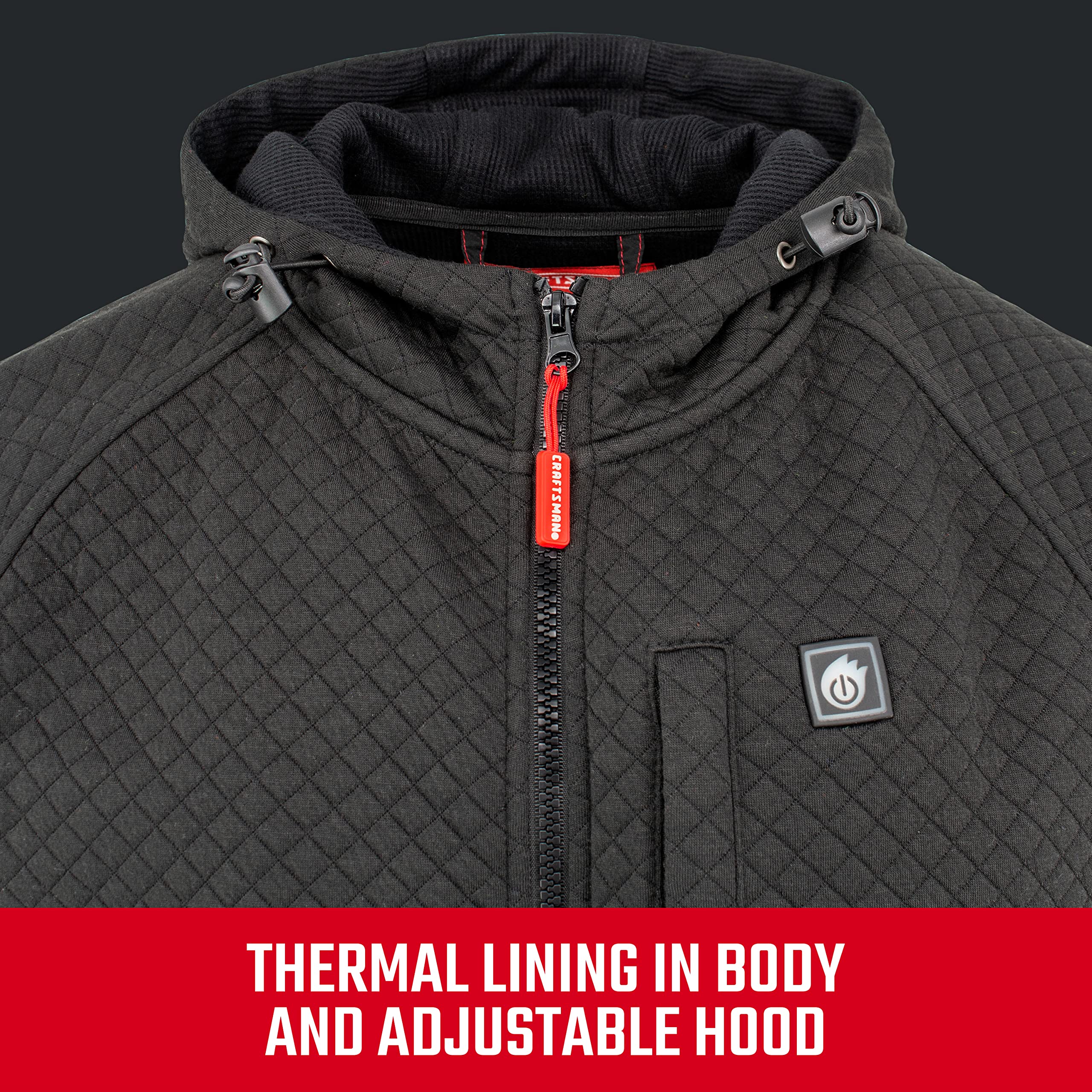 craftsman-unisex-quilted-heated-jacket-with-3-heat-zones-cmxcgraj15 image 6