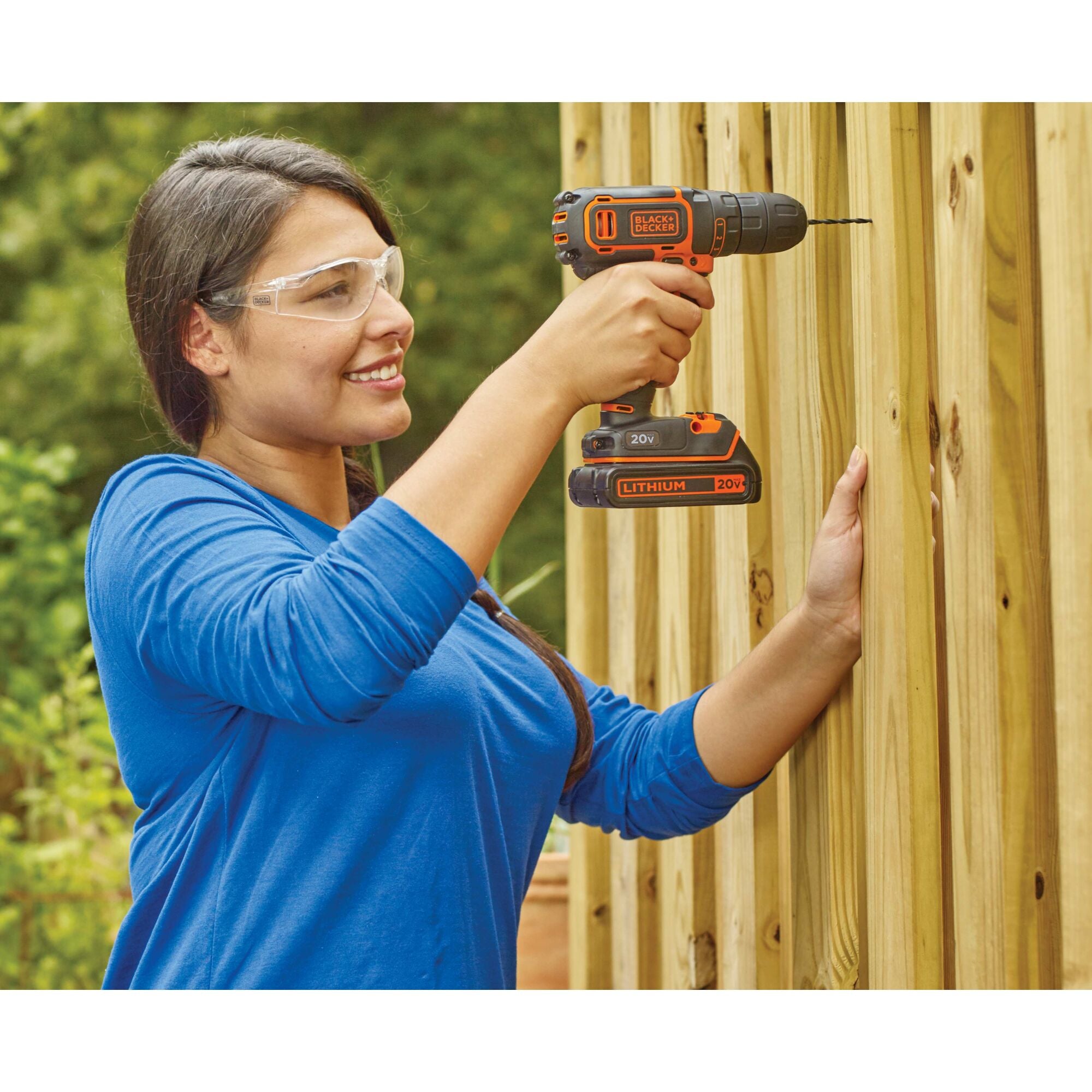 black-decker-20v-max-powerconnect-cordless-3-8-drill-driver-kit-battery-charger- image 2