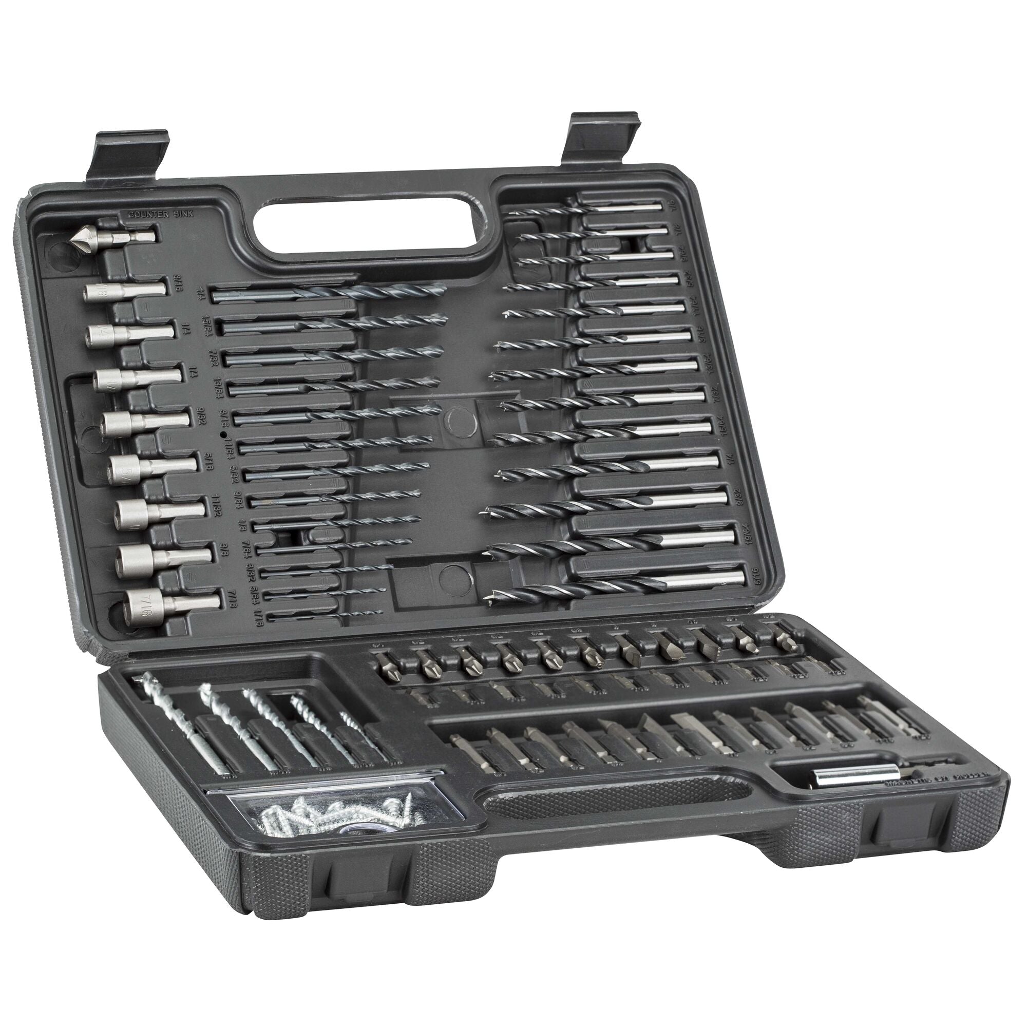 black-decker-109-piece-screwdriver-bit-set-and-drill-bit-set image 1