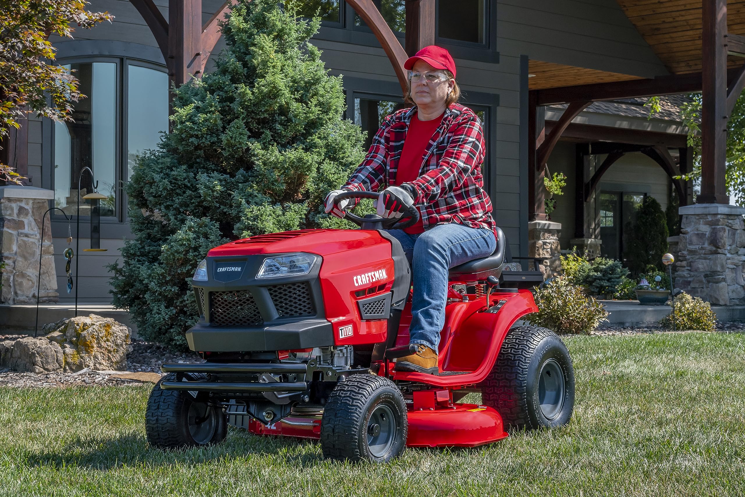 craftsman-cmxgzbf7124612-riding-tractor-dual-bar-bumper-fits-craftsman-and-husqv image 4