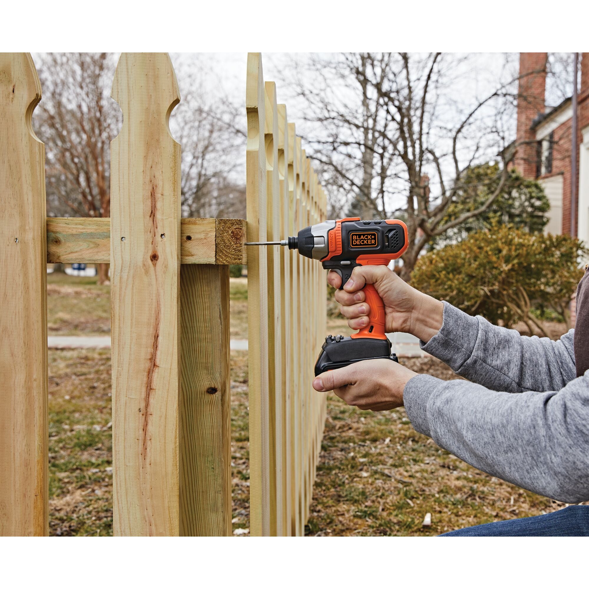 black-decker-20v-max-powerconnect-cordless-impact-driver-kit-with-battery-and-ch image 2