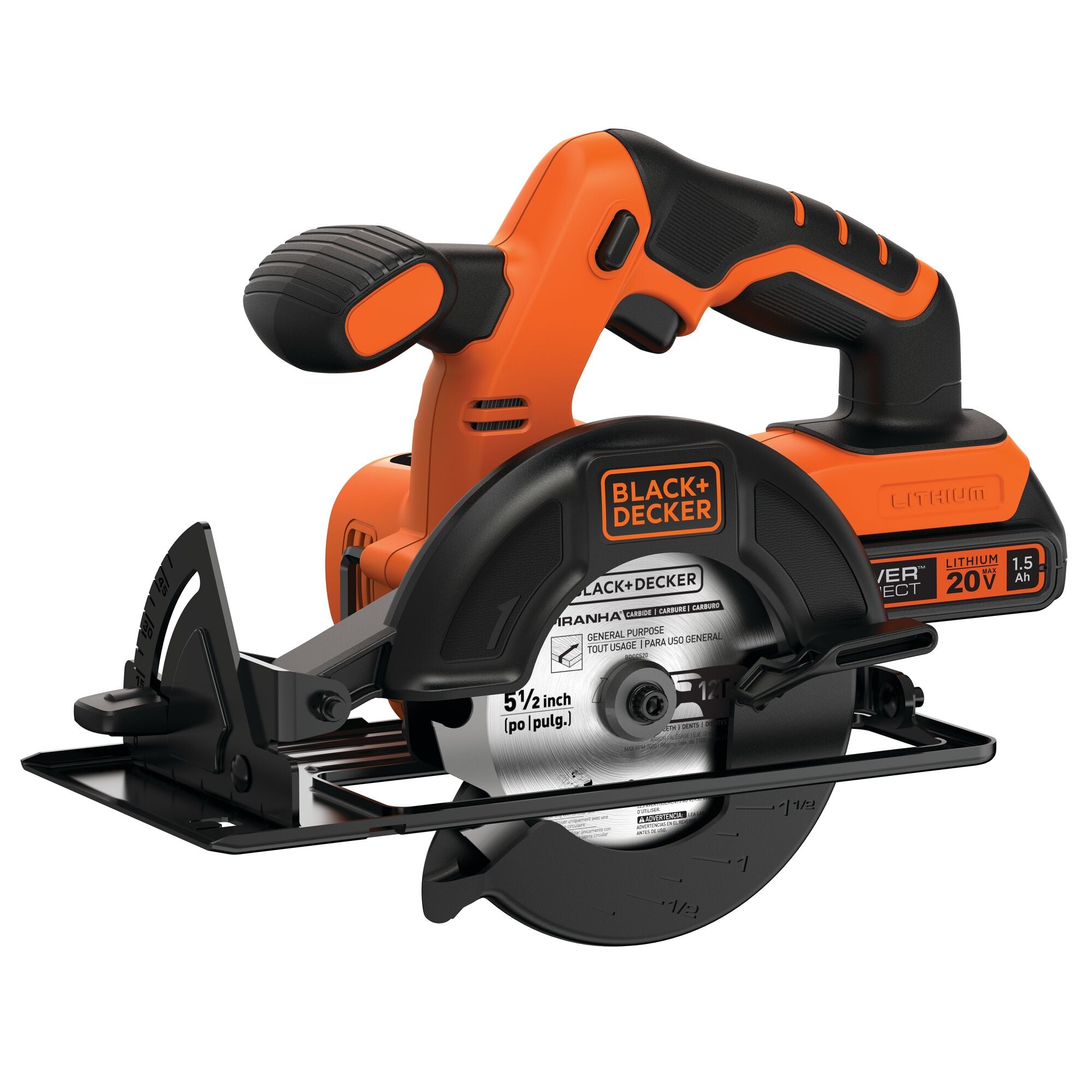 black-decker-20v-max-powerconnect-5-1-2-inch-cordless-circular-saw-with-battery- image 3