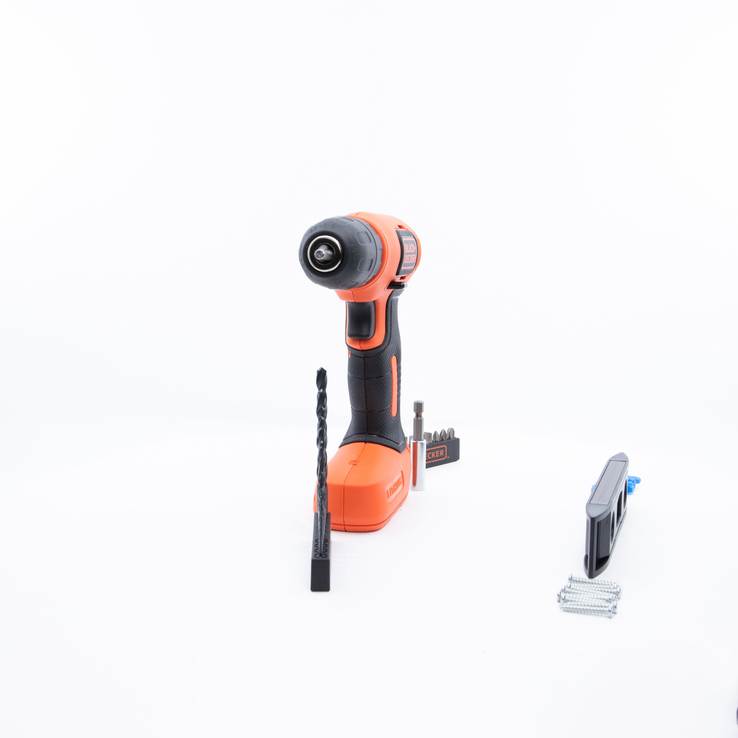 black-decker-8v-max-cordless-drill-with-43-piece-home-decor-project-kit-usb-rech image 8