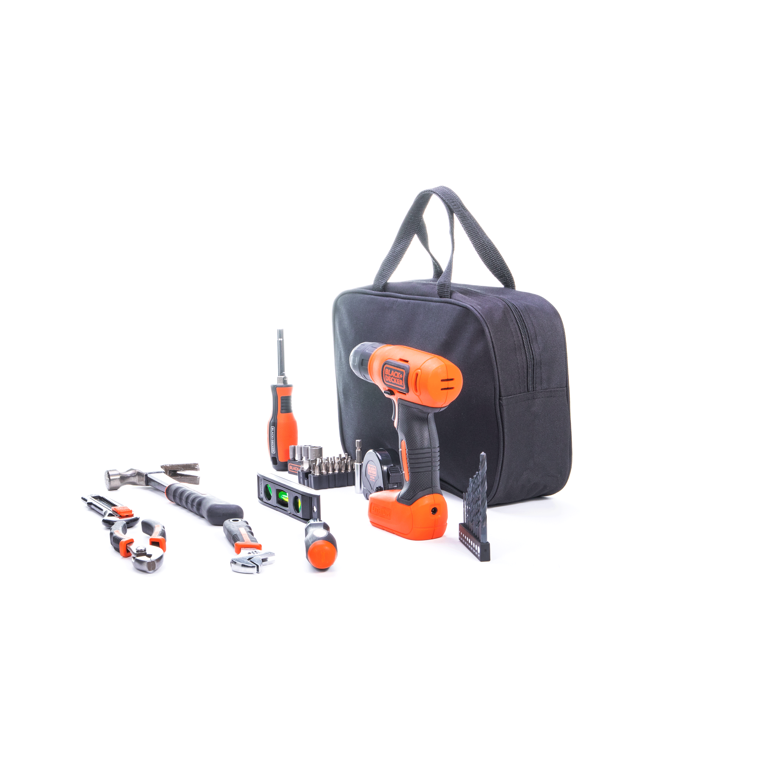 black-decker-8v-max-cordless-drill-home-tool-kit-57-piece image 8