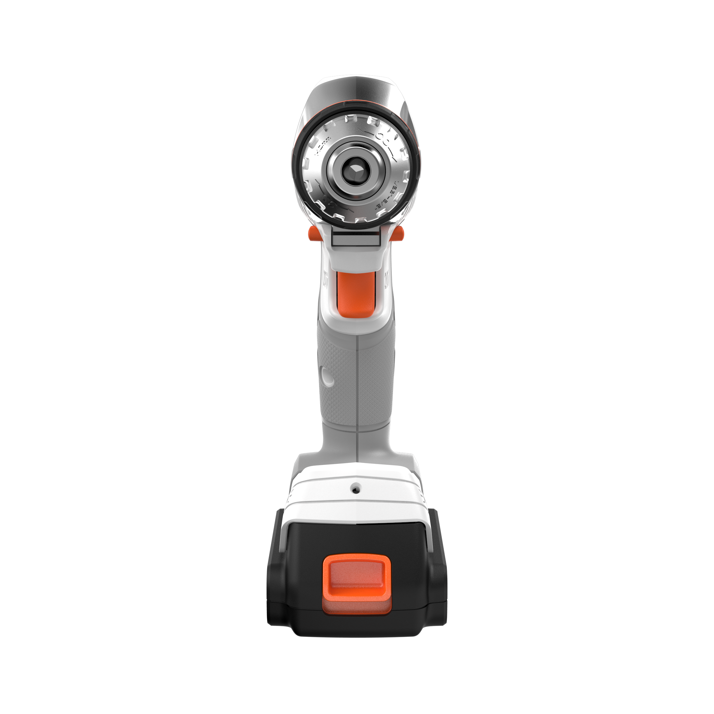 black-decker-20v-max-powerconnect-matrix-cordless-drill-driver-kit-white-battery image 8