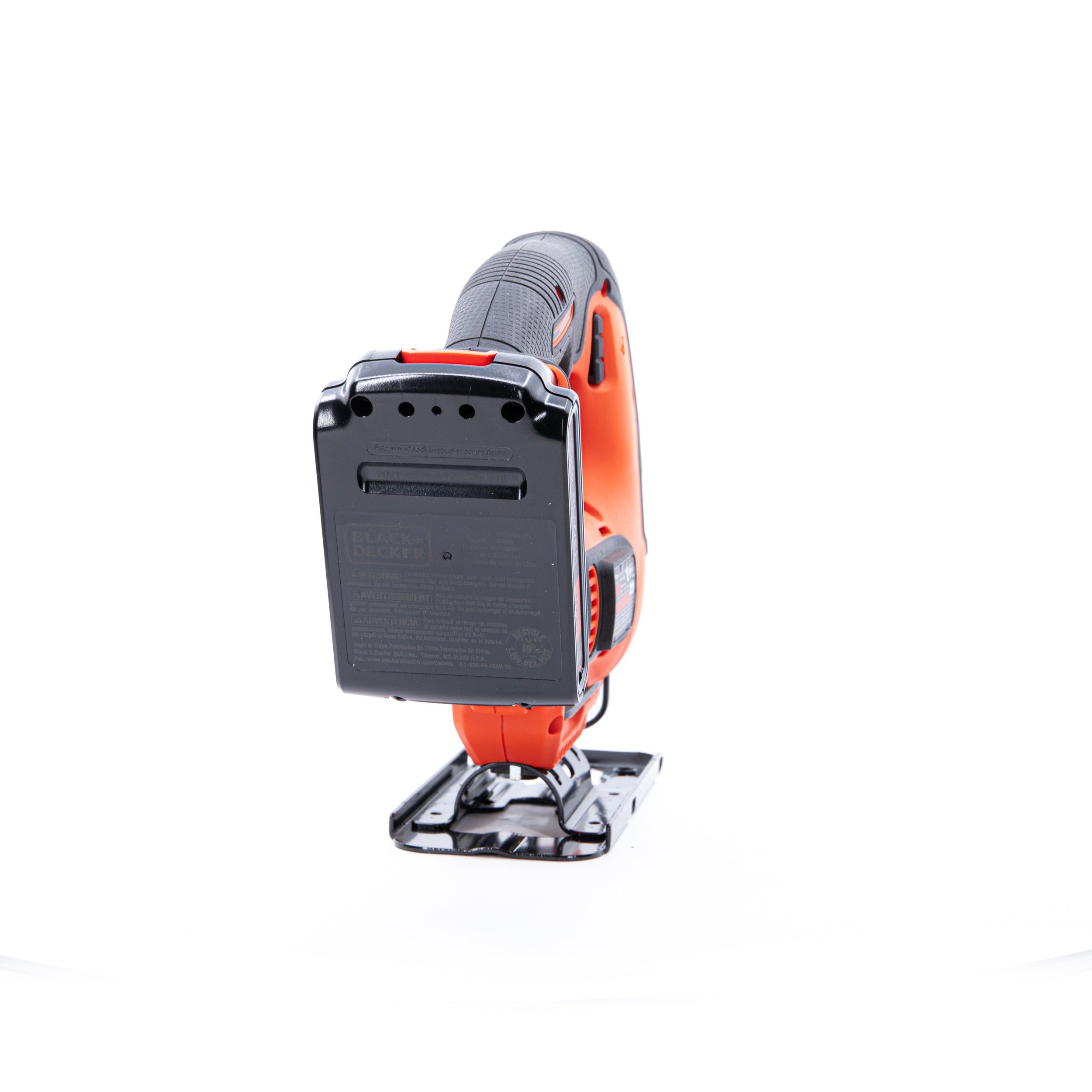 black-decker-20v-max-powerconnect-cordless-variable-speed-jigsaw-battery-charger image 6