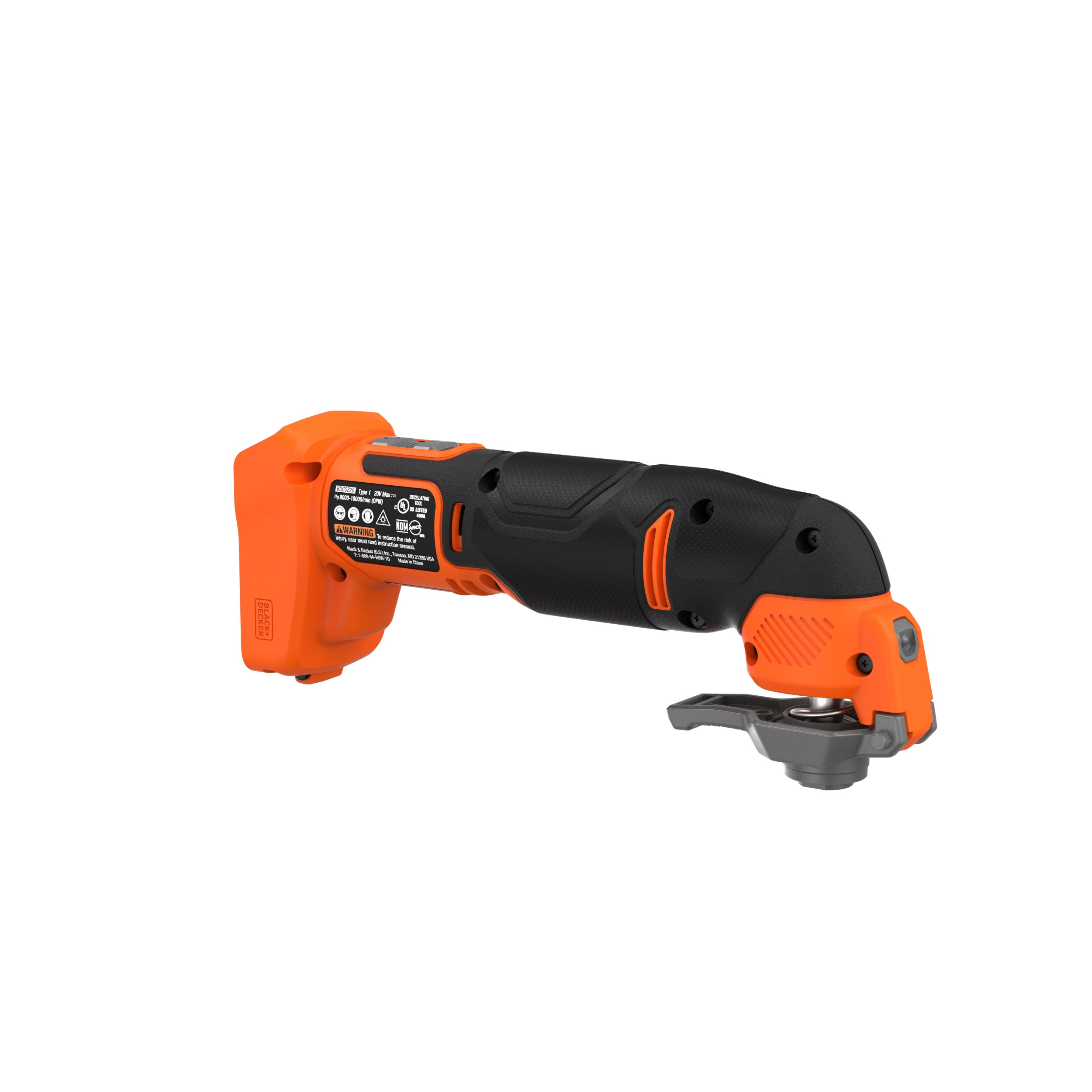 black-decker-20v-max-powerconnect-cordless-oscillating-multi-tool-tool-only-batt image 6