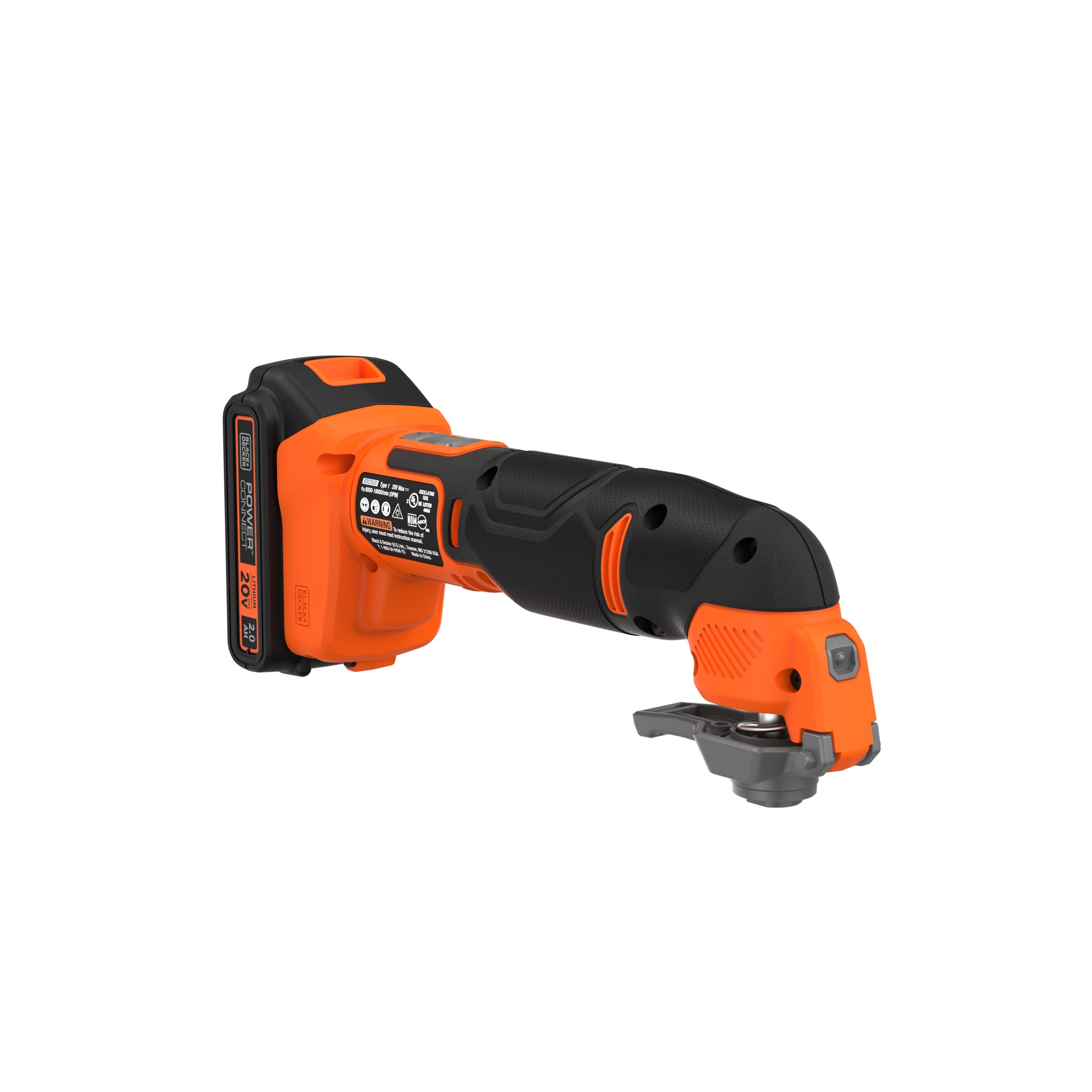 black-decker-20v-max-powerconnect-cordless-oscillating-multi-tool-kit-battery-ch image 4