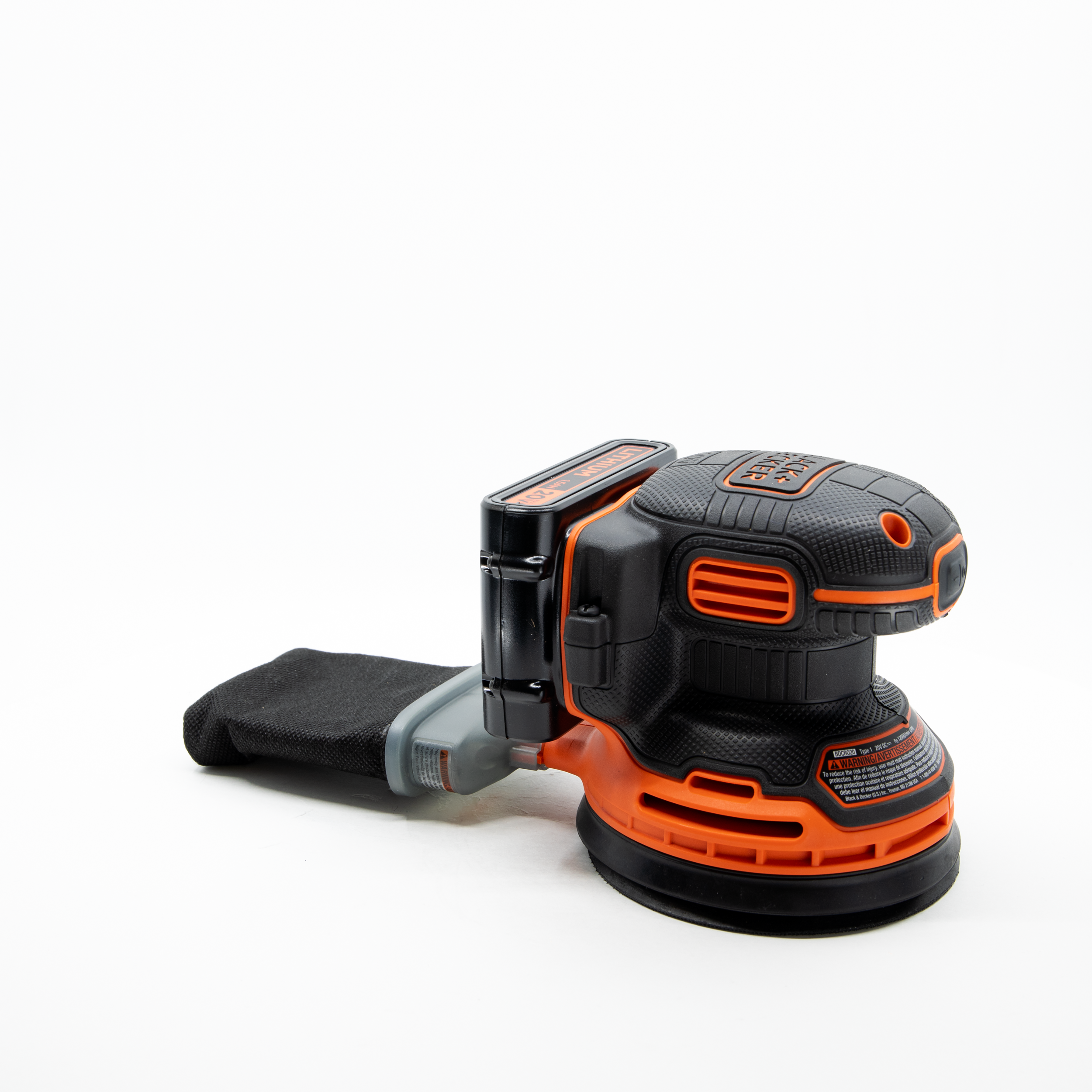 black-decker-20v-max-powerconnect-cordless-random-orbital-sander-with-battery-an image 8