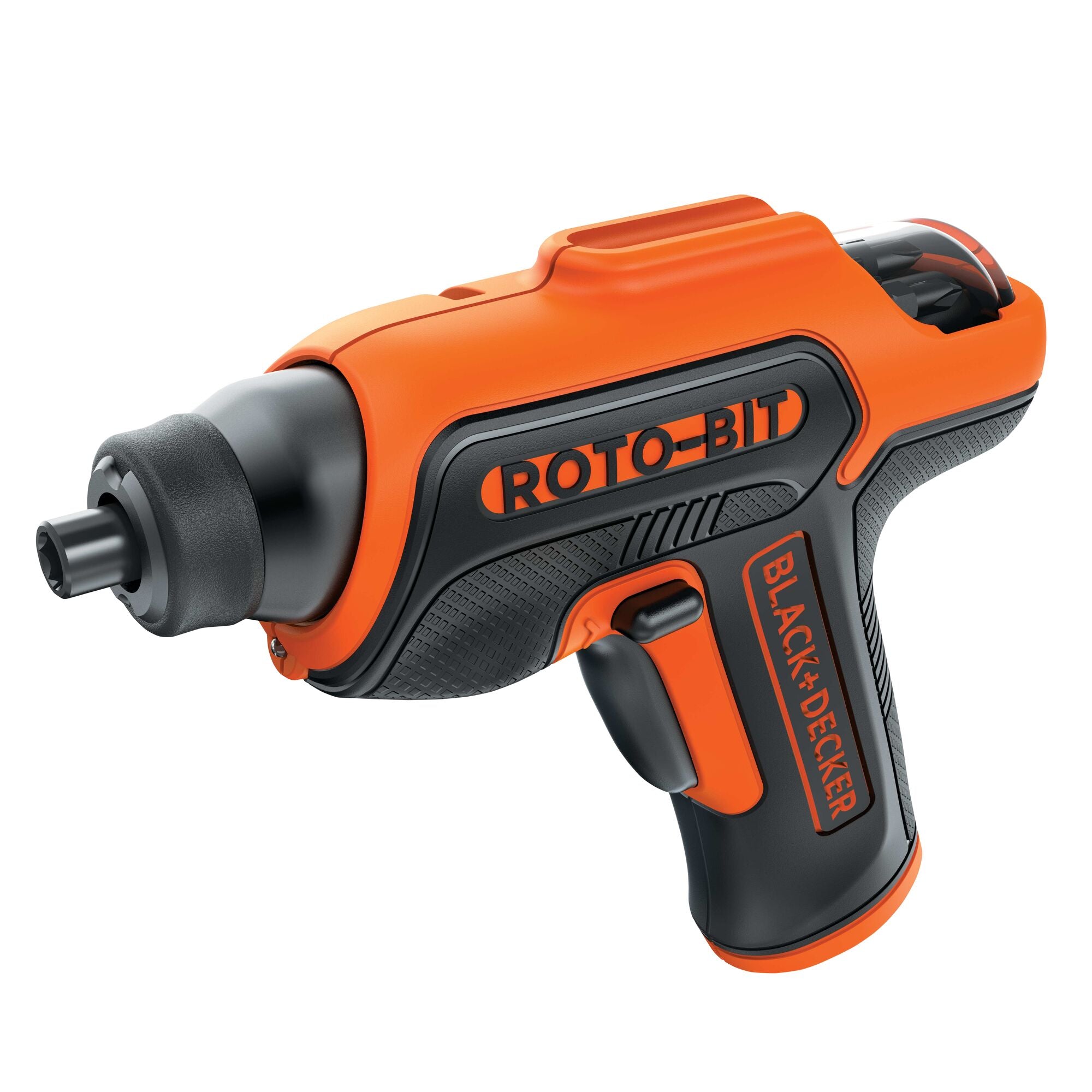 black-decker-roto-bit-4v-max-cordless-screwdriver-with-8-bit-storage image 1