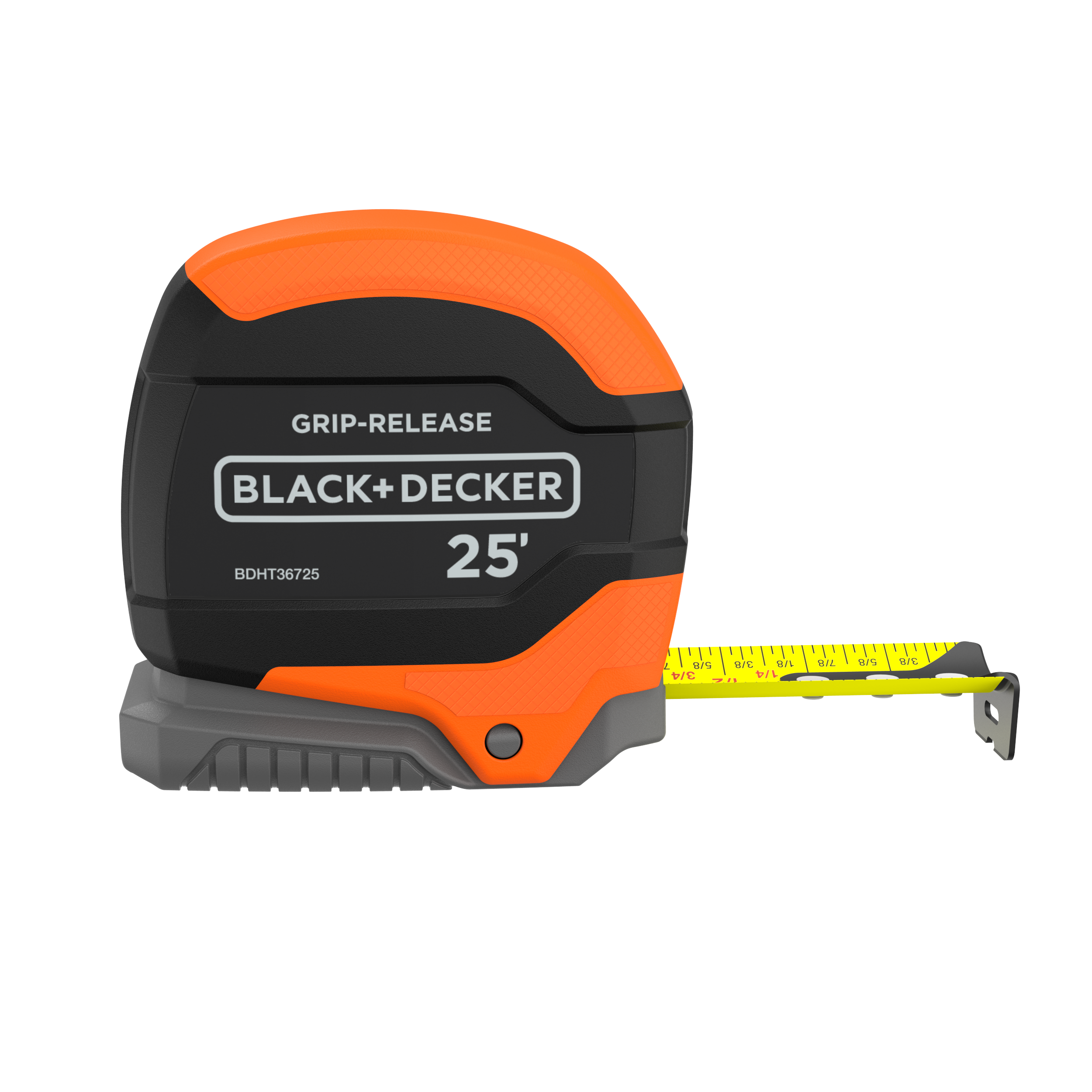 black-decker-tape-measure-grip-release-autolock-self-lock-25-foot image 4