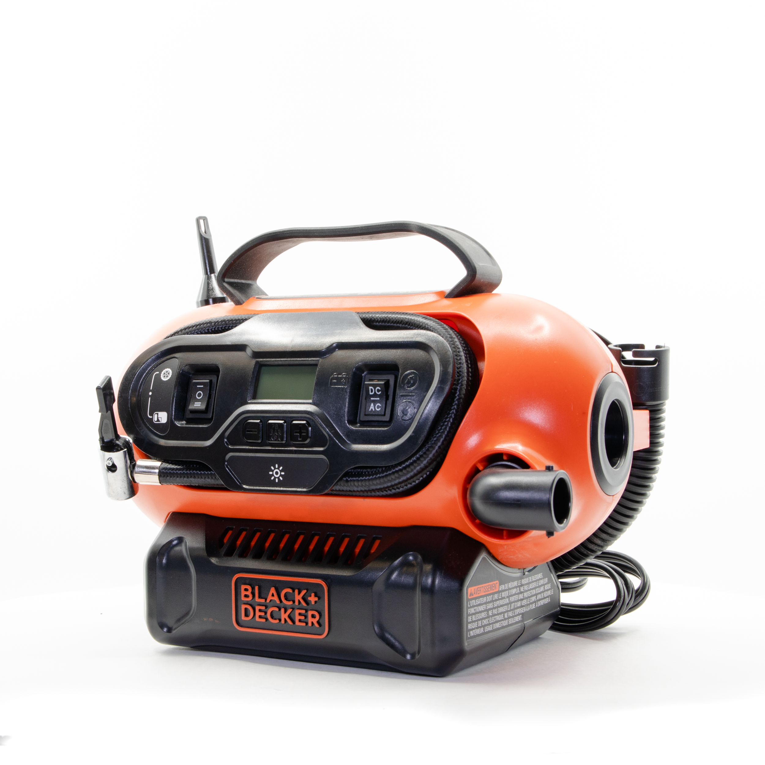 black-decker-20v-max-cordless-tire-inflator-cordless-corded-power-tool-only image 8