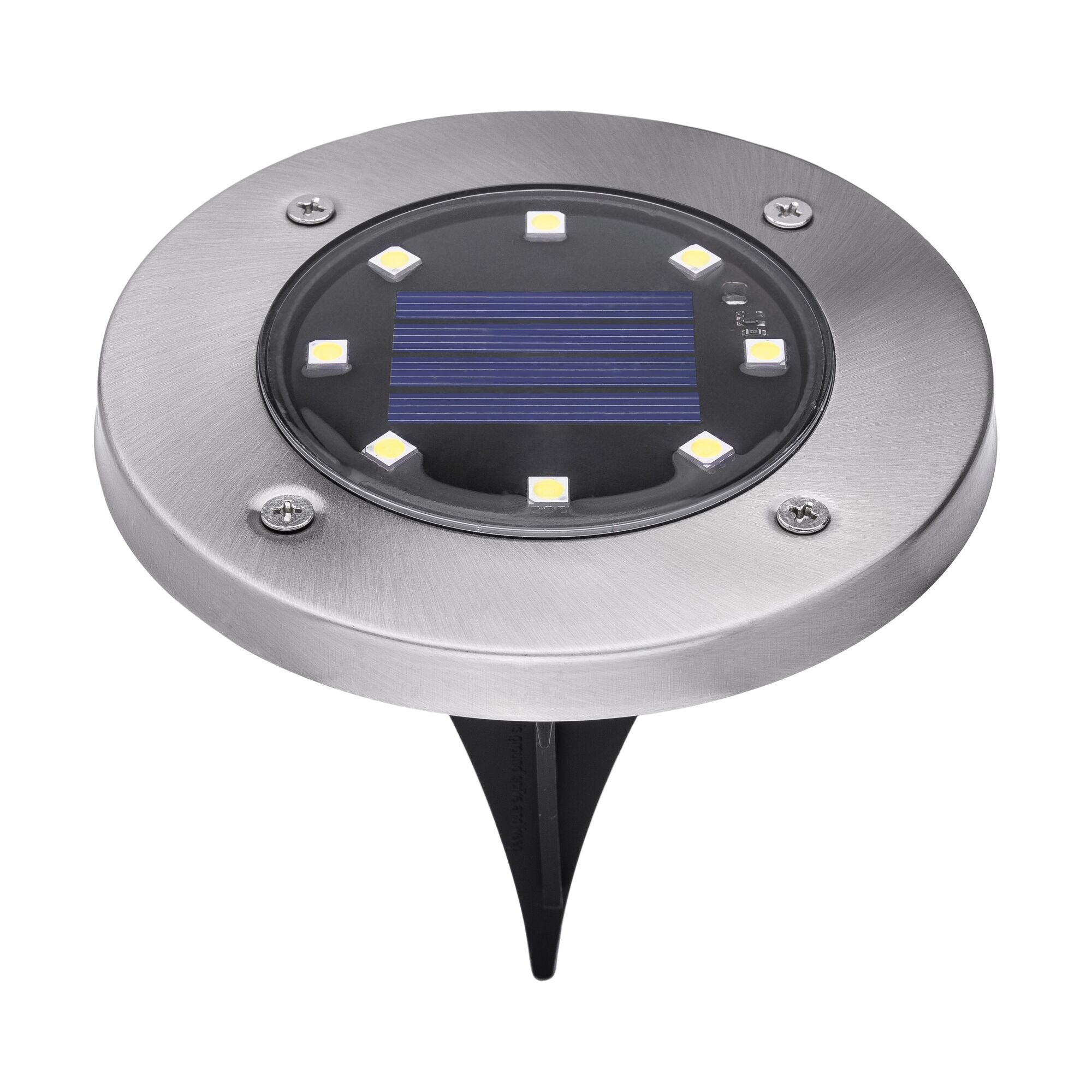 black-decker-outdoor-solar-disk-lights-8-pack image 1