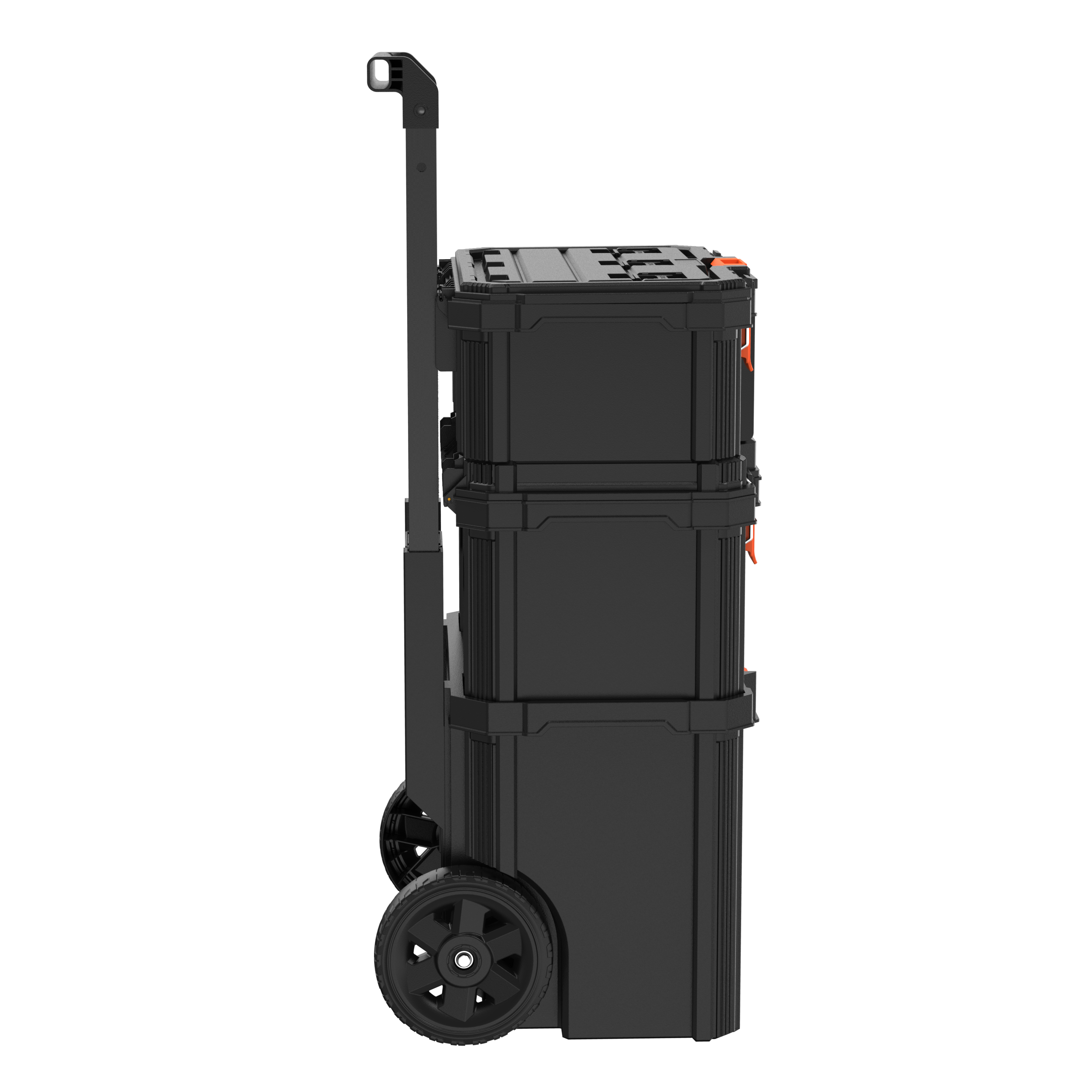 black-decker-stackable-storage-system-3-piece-set-small-deep-toolbox-and-rolling image 4