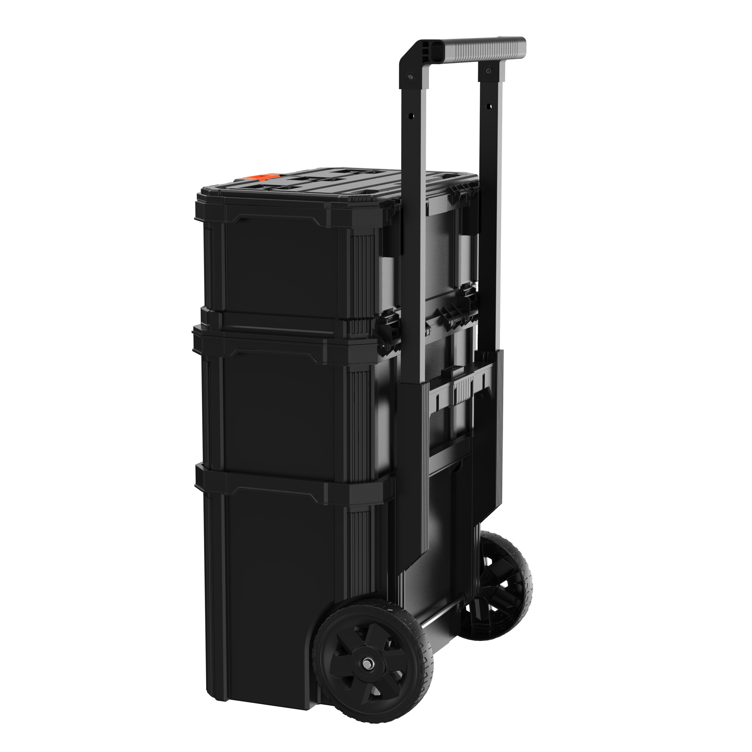 black-decker-stackable-storage-system-3-piece-set-small-deep-toolbox-and-rolling image 3