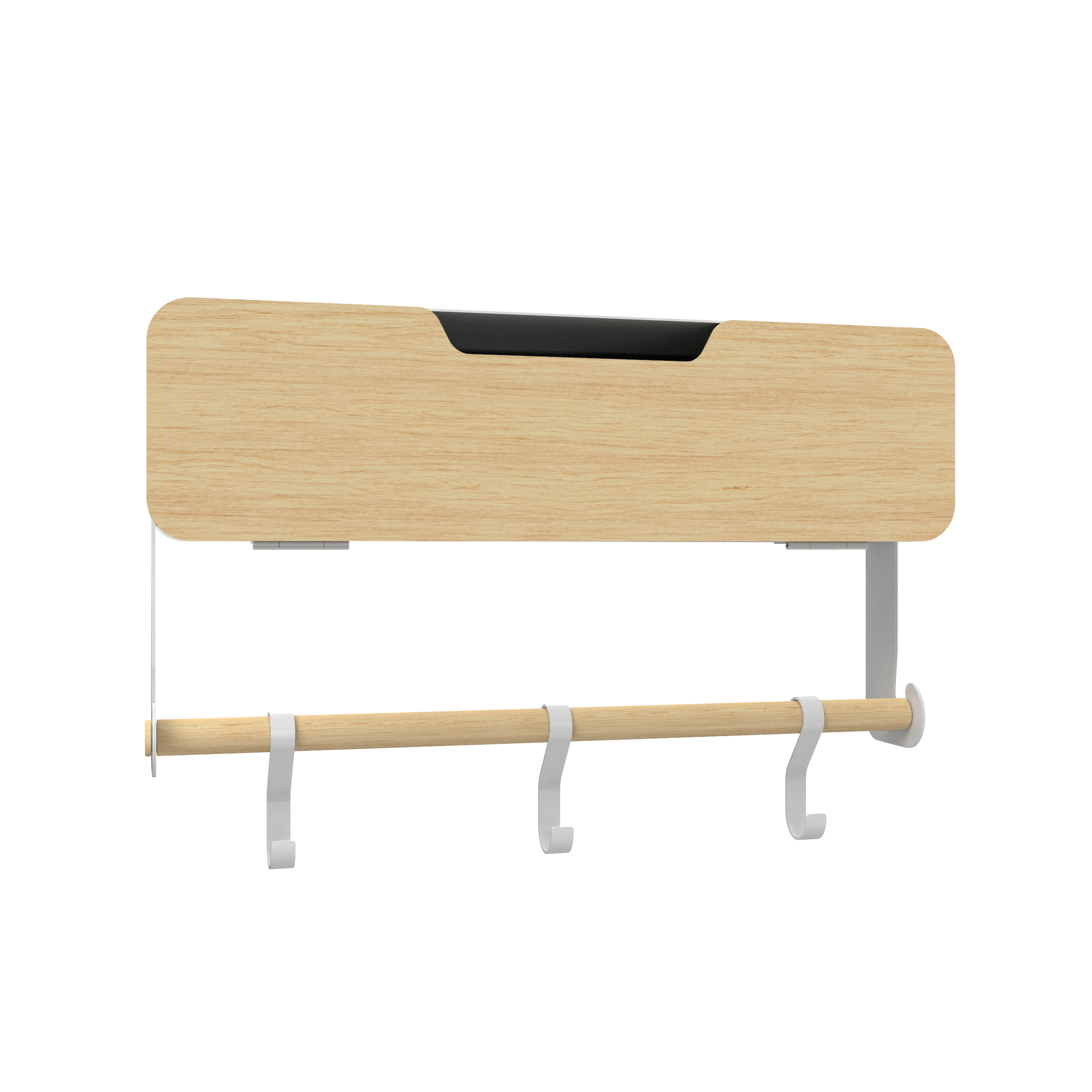 black-decker-white-hanging-magnetic-rack-system-shelf-with-door image 7