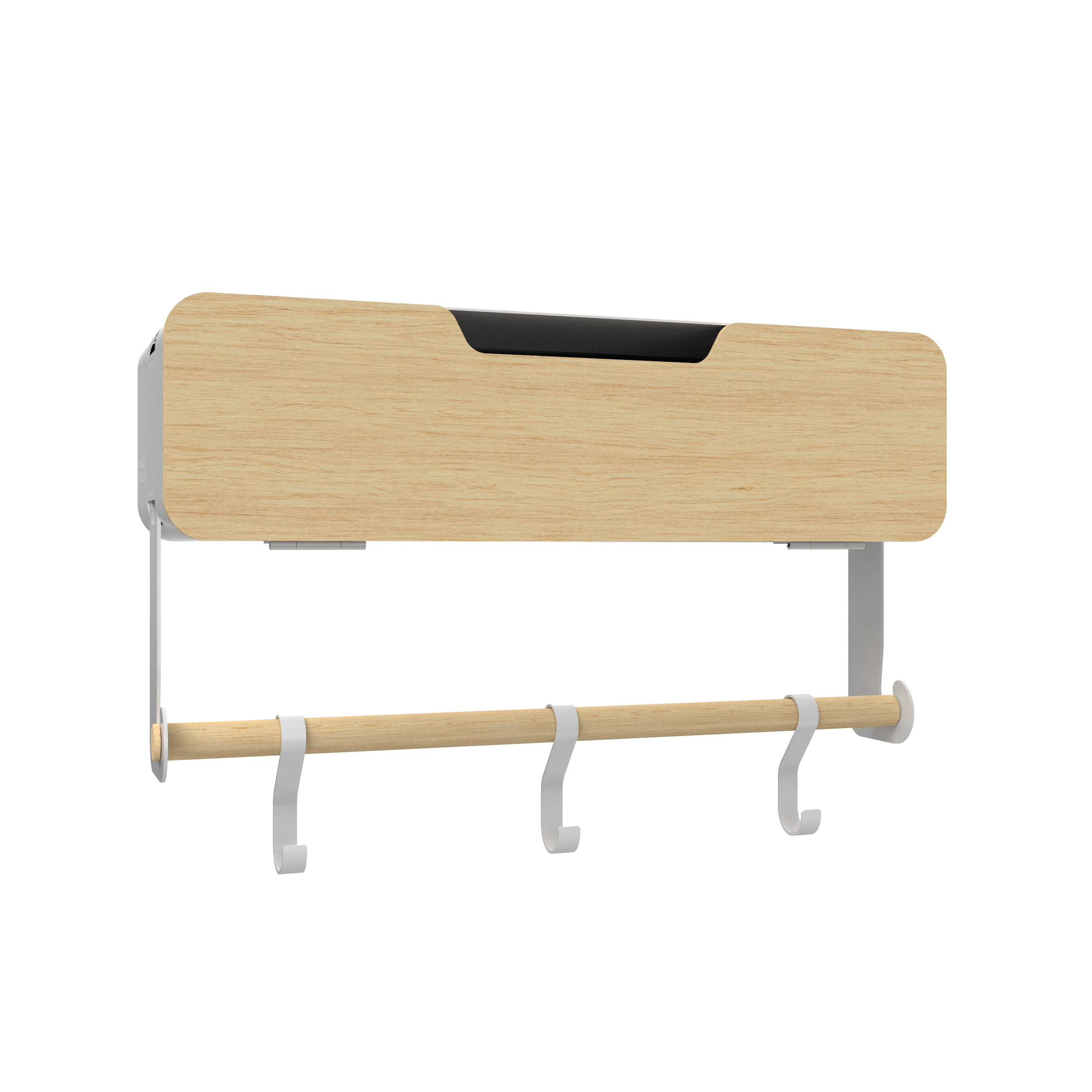 black-decker-white-hanging-magnetic-rack-system-shelf-with-door image 8