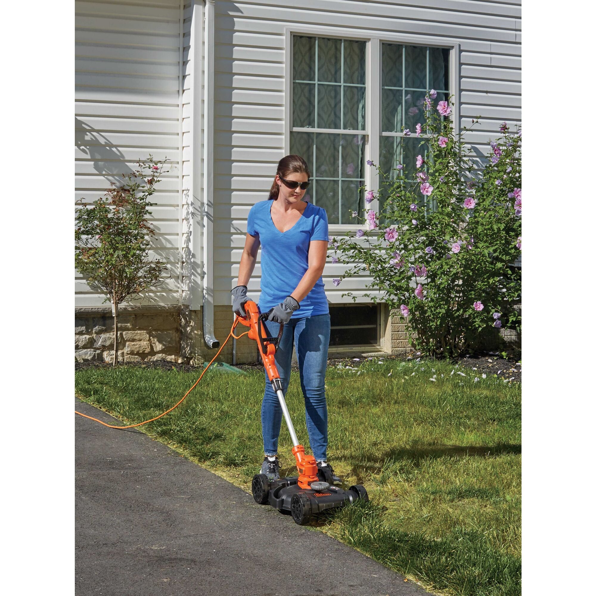 black-decker-3-in-1-electric-lawn-mower-weed-eater-and-edger-combo-12-inch-6-5-a image 2