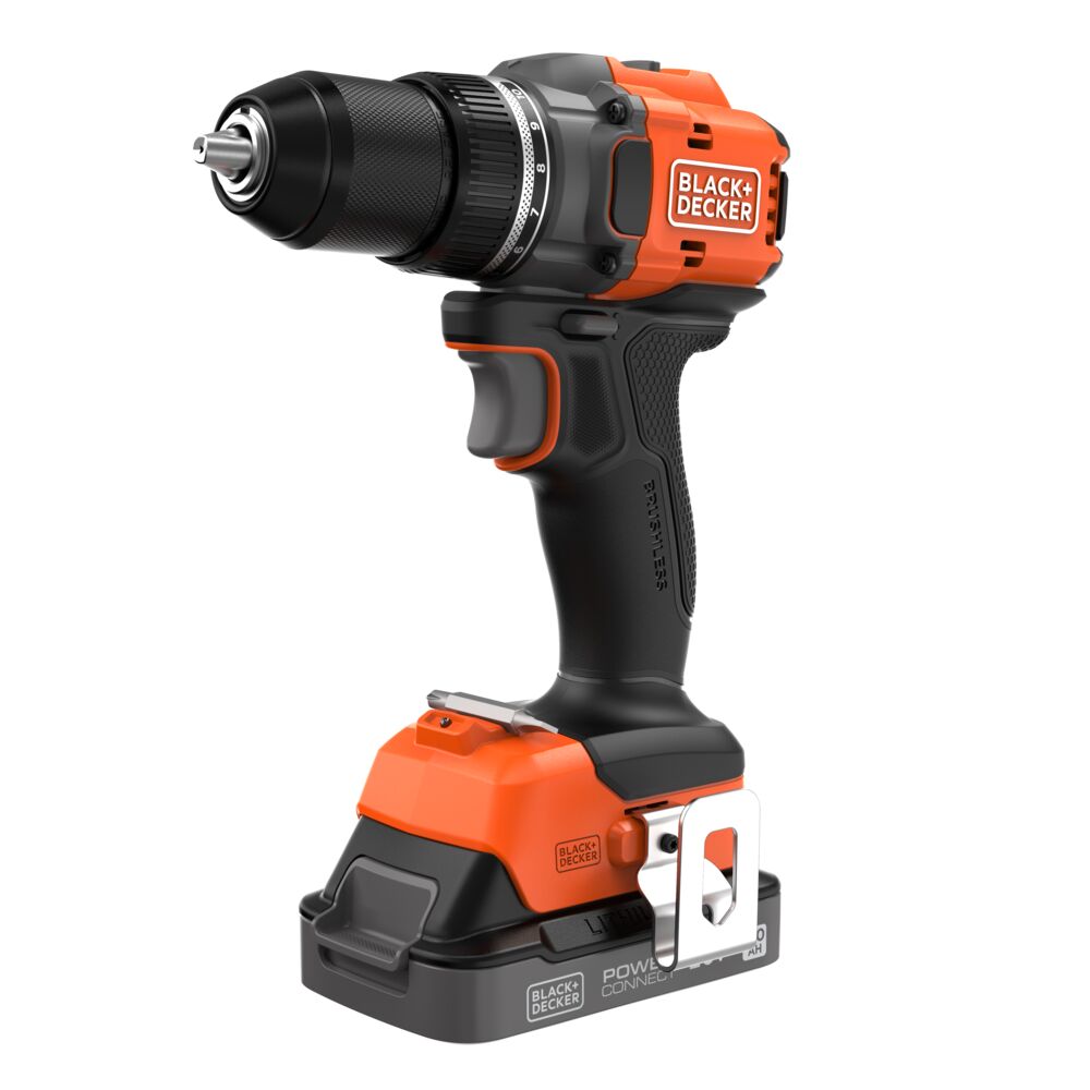 black-decker-20v-max-powerconnect-cordless-brushless-1-2-inch-drill-driver-kit-b image 1