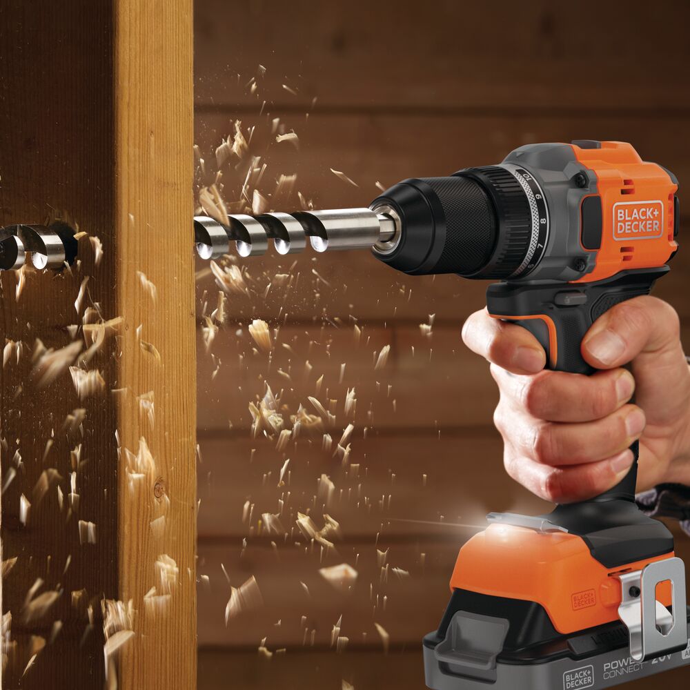 black-decker-20v-max-powerconnect-cordless-brushless-1-2-inch-drill-driver-kit-b image 2