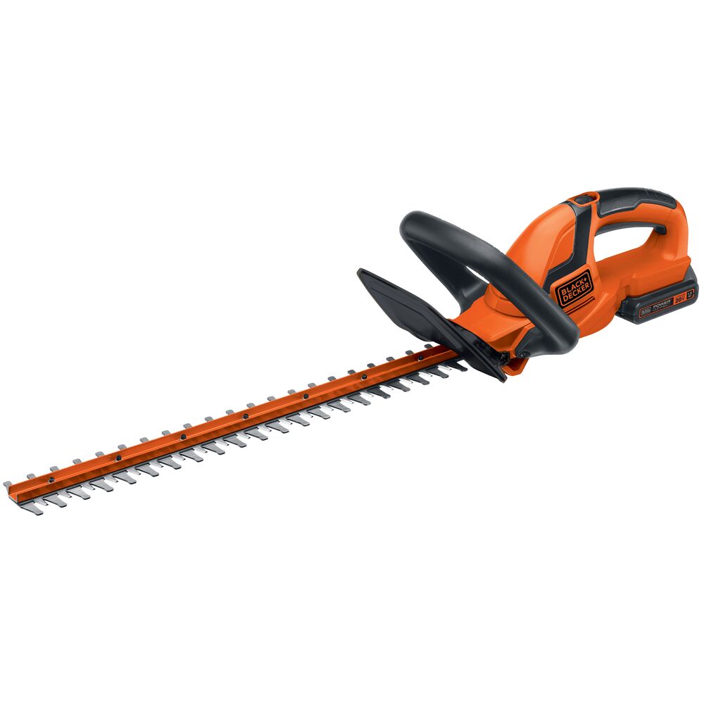 black-decker-20v-max-powerconnect-hedge-trimmer-22-inch-less-vibration image 1