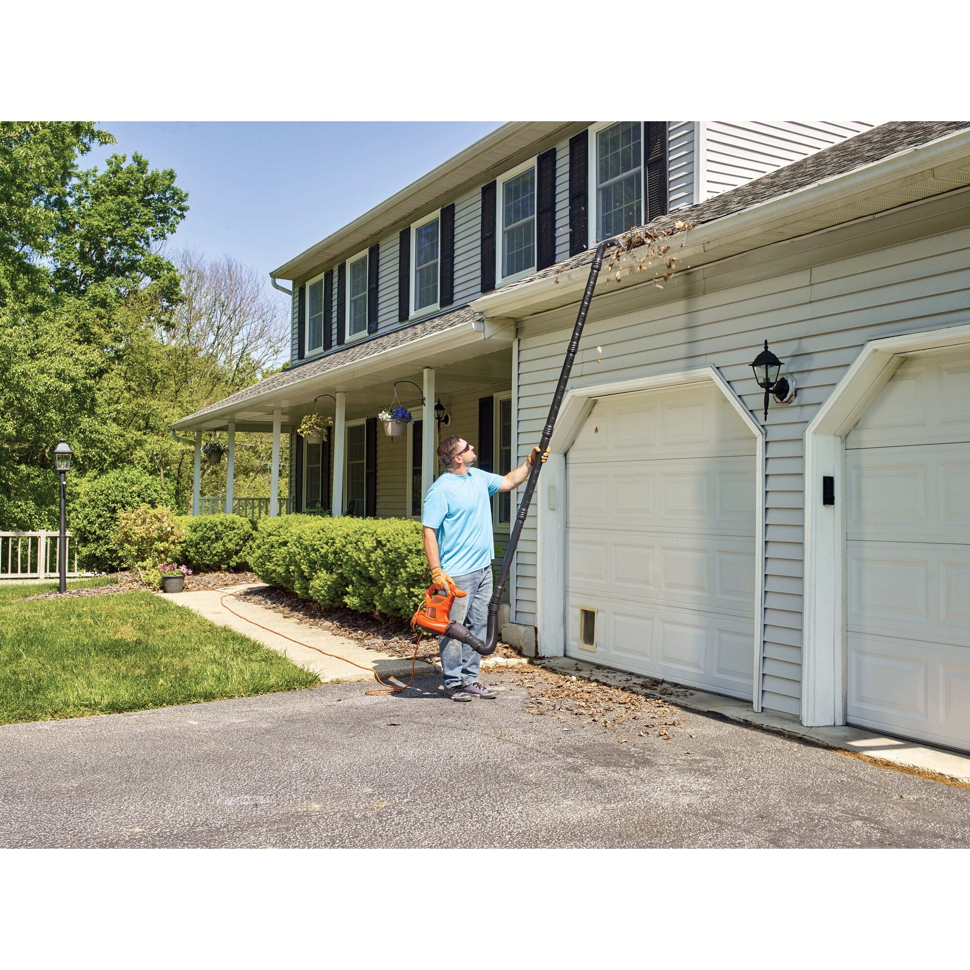 black-decker-quick-connect-gutter-clean-attachment-for-leaf-blowers image 2