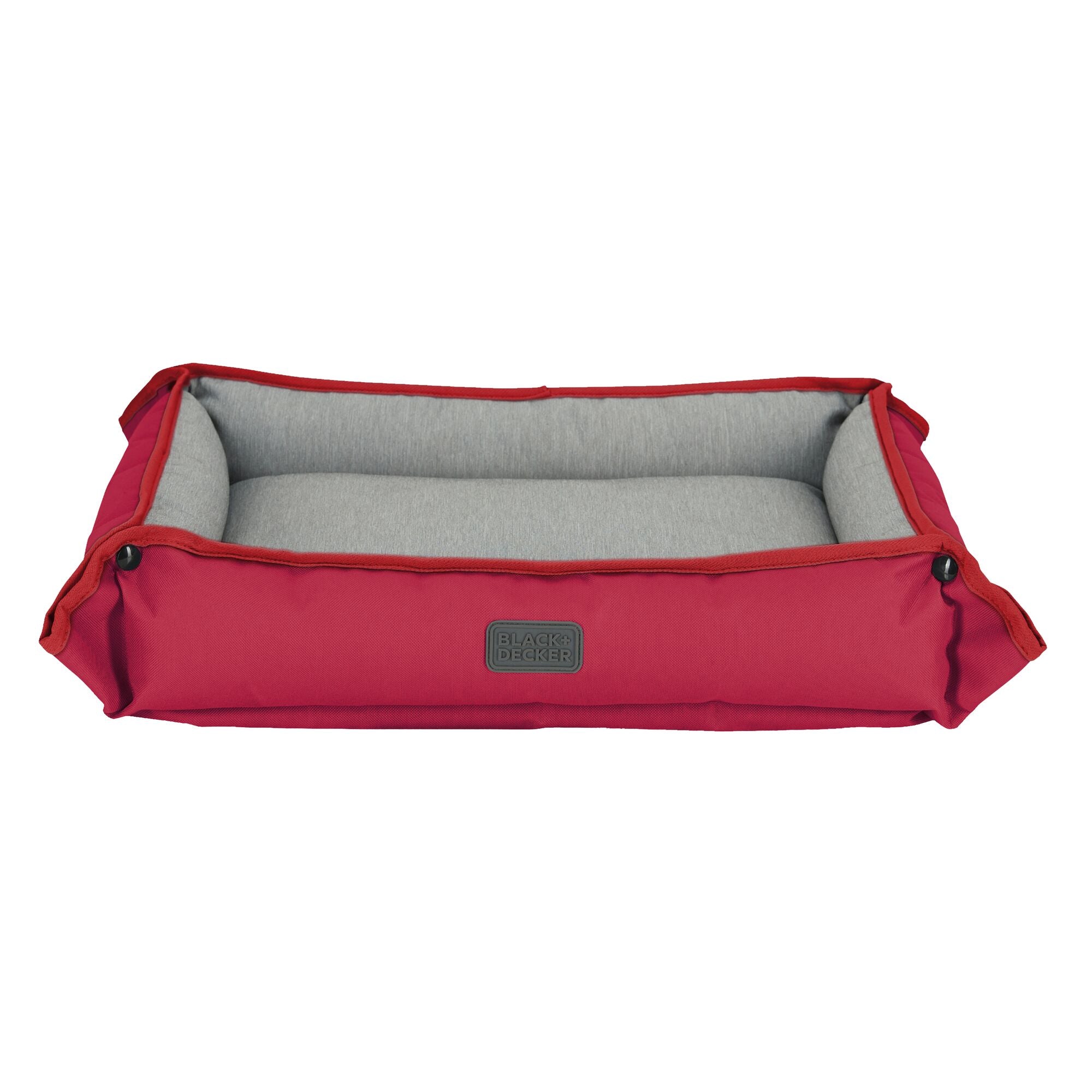 black-decker-four-way-pet-bed-for-medium-dogs-24x20x3-inches-red image 1