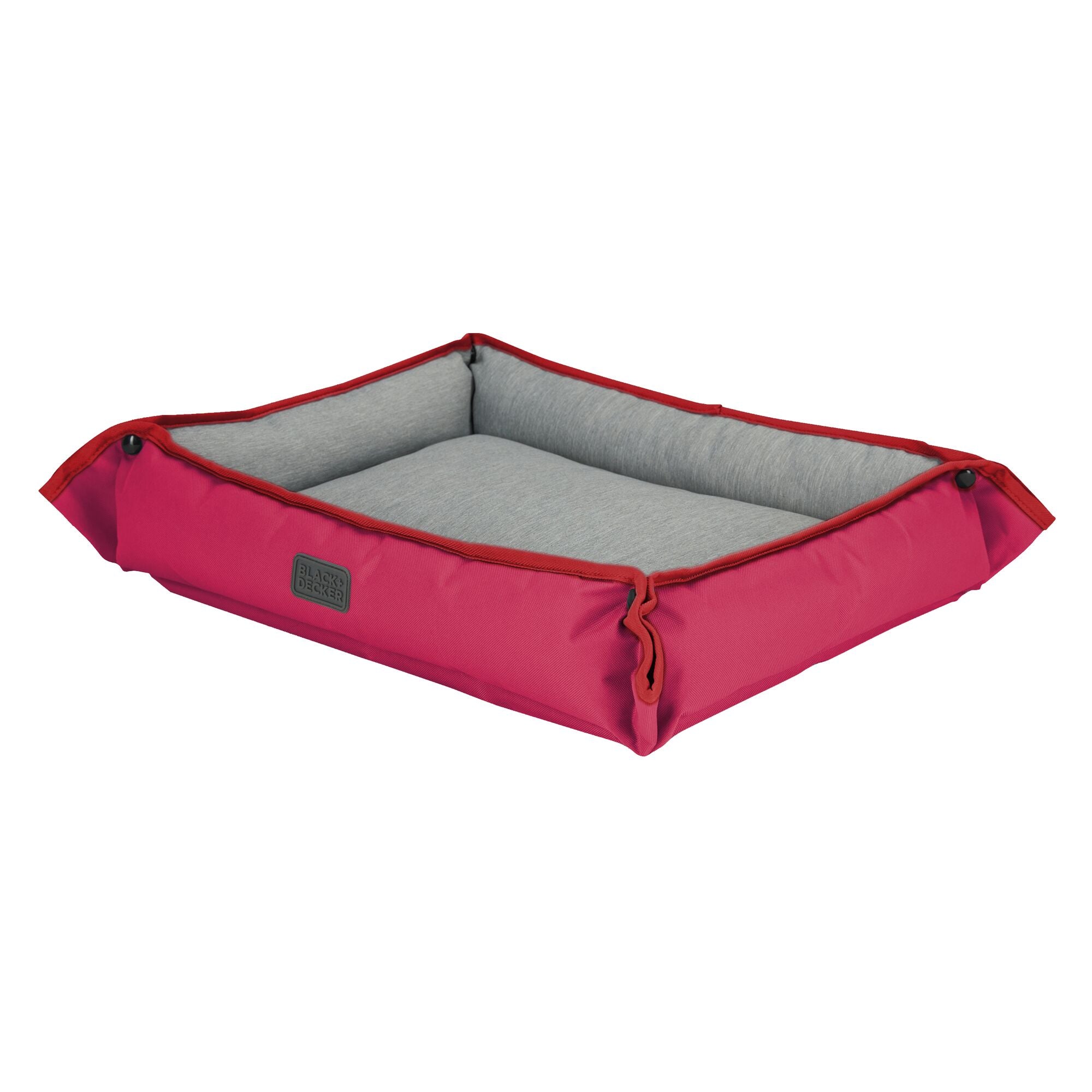 black-decker-four-way-pet-bed-for-medium-dogs-24x20x3-inches-red image 2