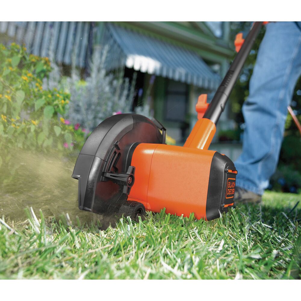 black-decker-20v-max-powerconnect-cordless-edger-kit-with-7-5-blade-battery-char image 2